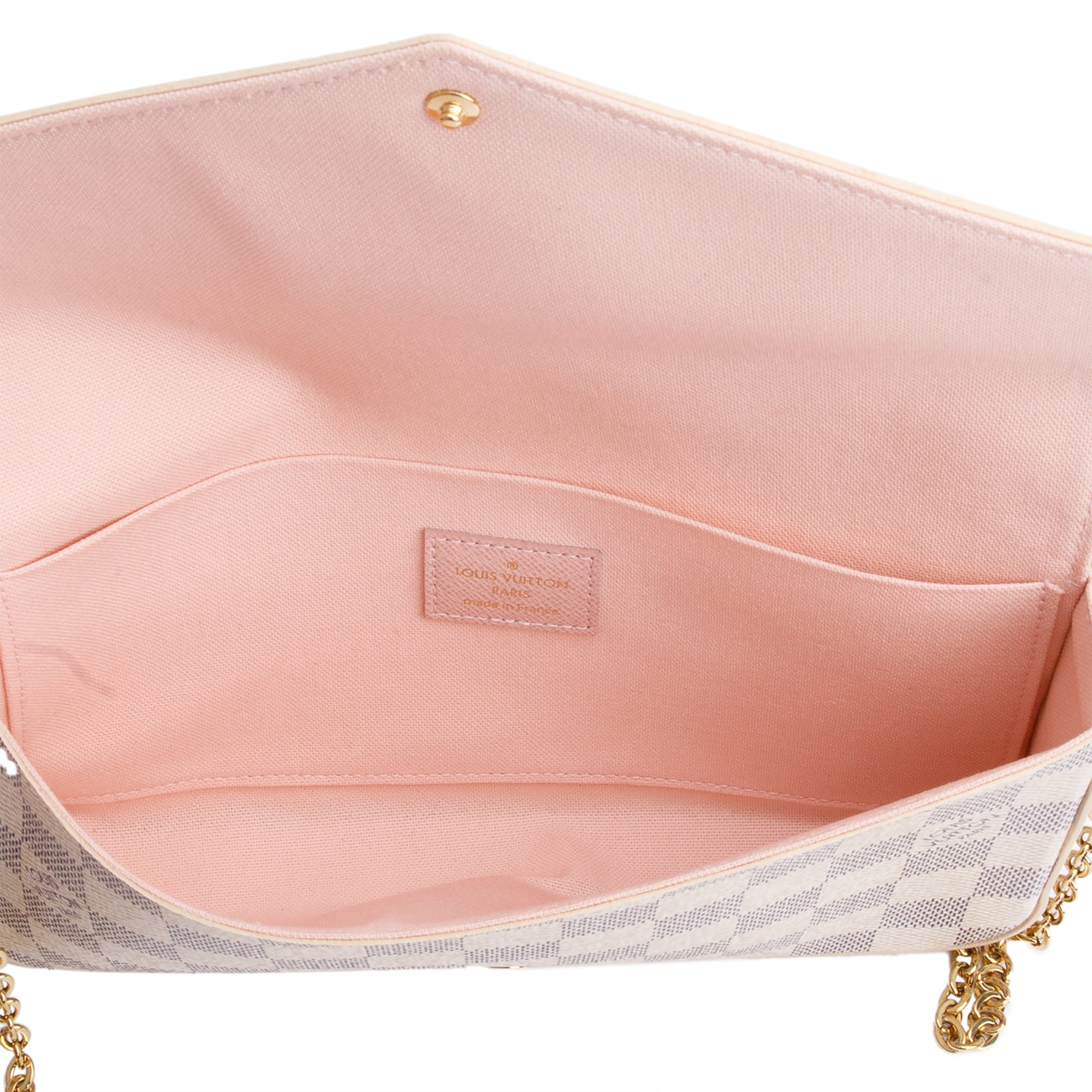 Louis Vuitton 2023 Damier Azur Felicie Pochette w/ Box & Receipt