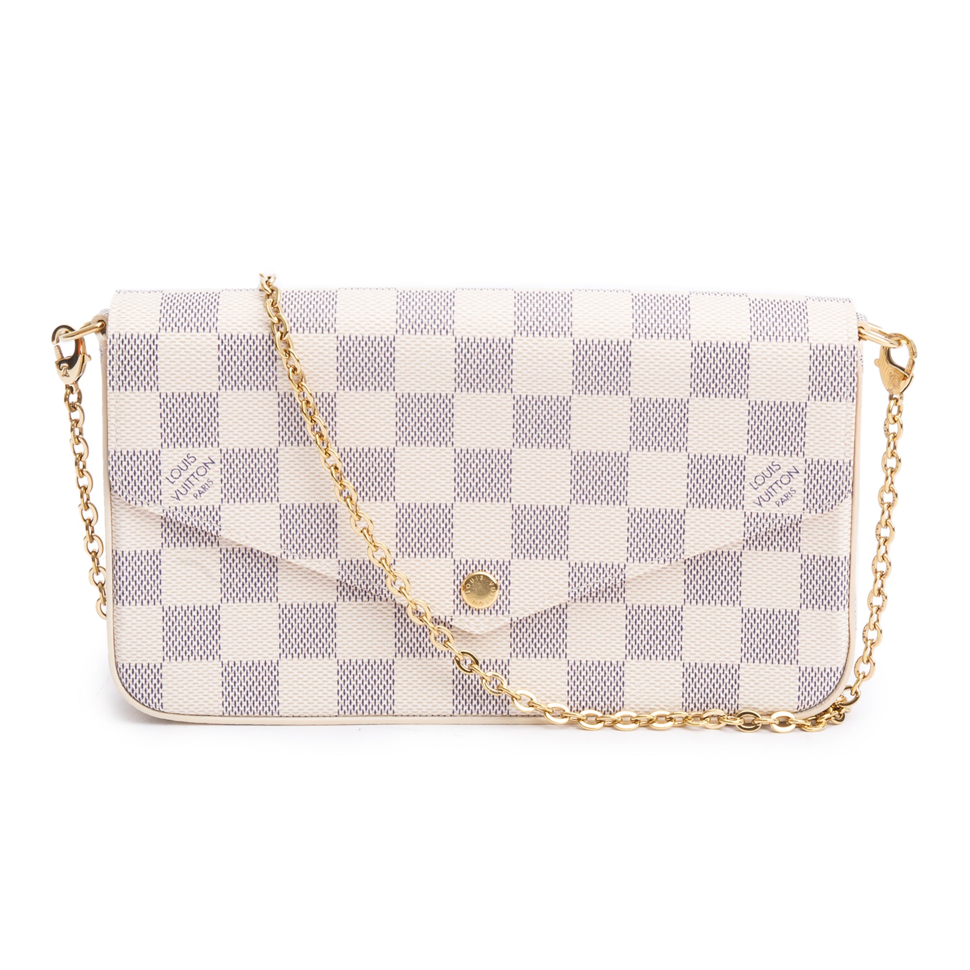 Louis Vuitton 2023 Damier Azur Felicie Pochette w/ Box & Receipt