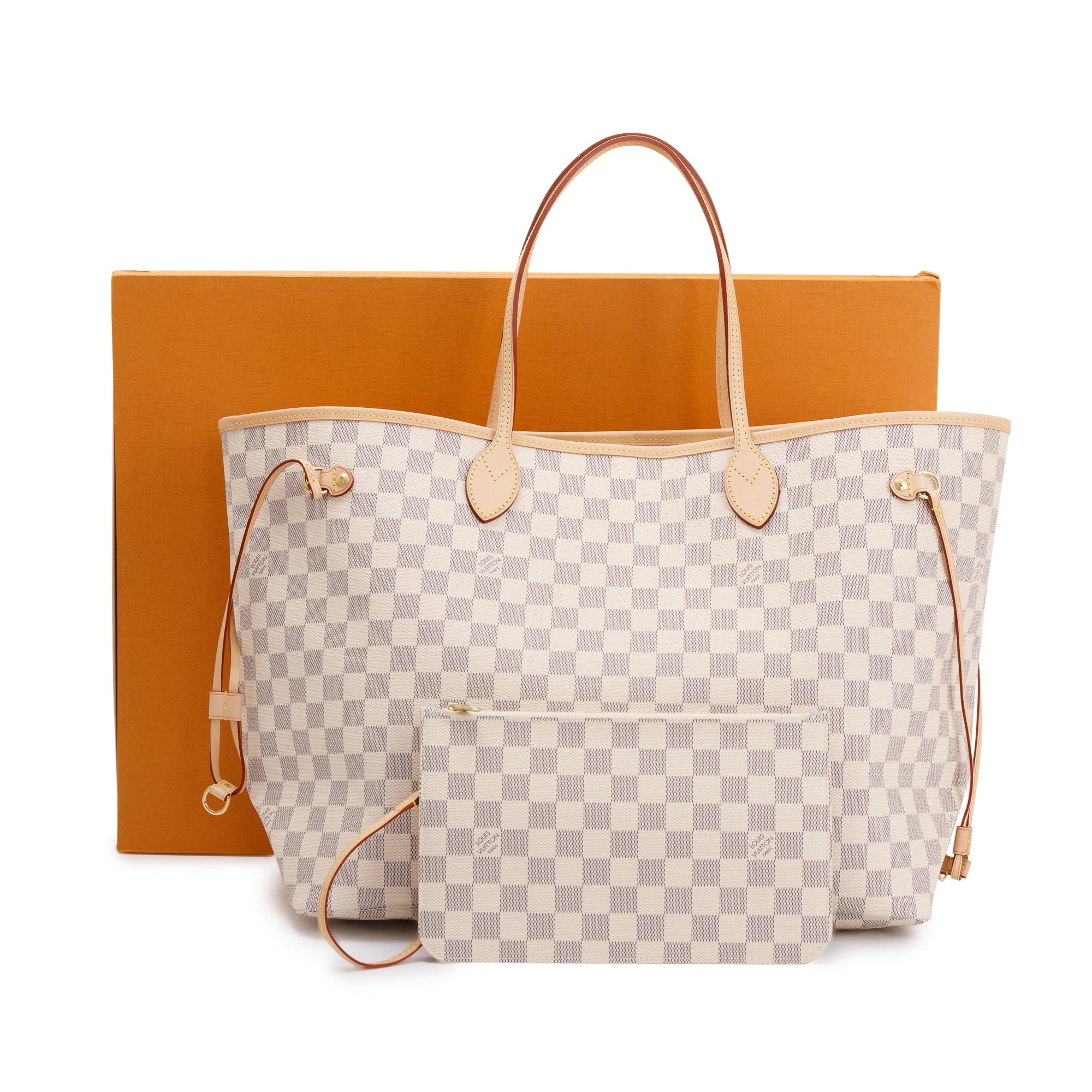 Louis Vuitton 2023 Damier Azur Neverfull GM w/ Box & Pouch