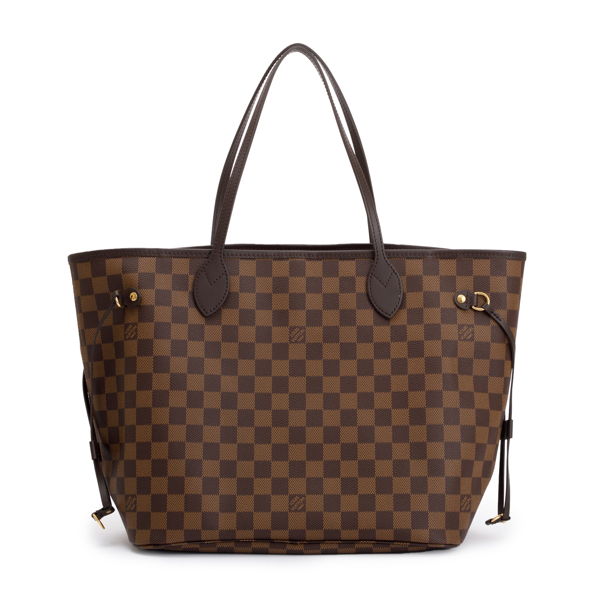 Louis Vuitton 2023 Damier Ebene Neverfull MM w/ Pouch & Box