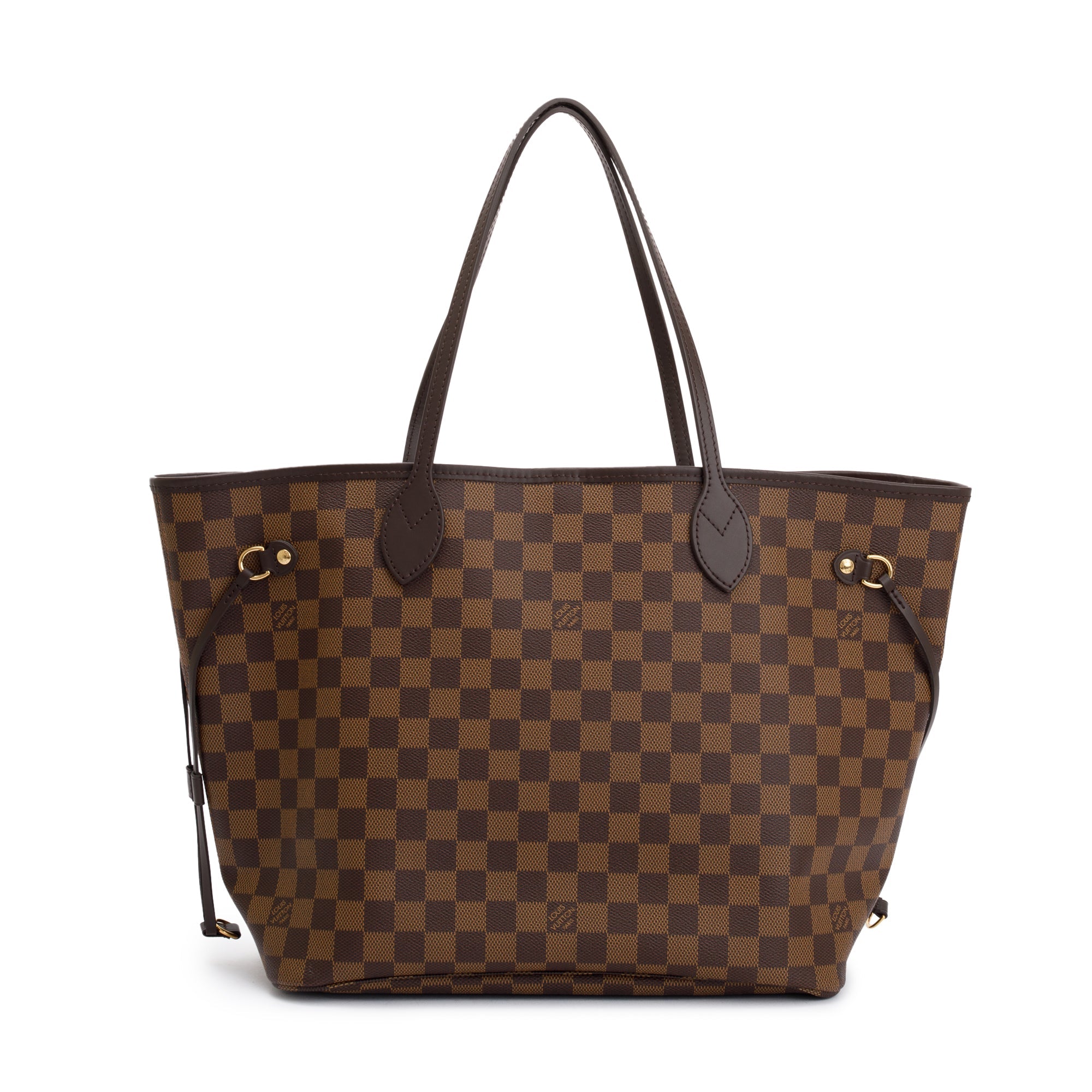 Louis Vuitton 2023 Damier Ebene Neverfull MM w/ Pouch & Box