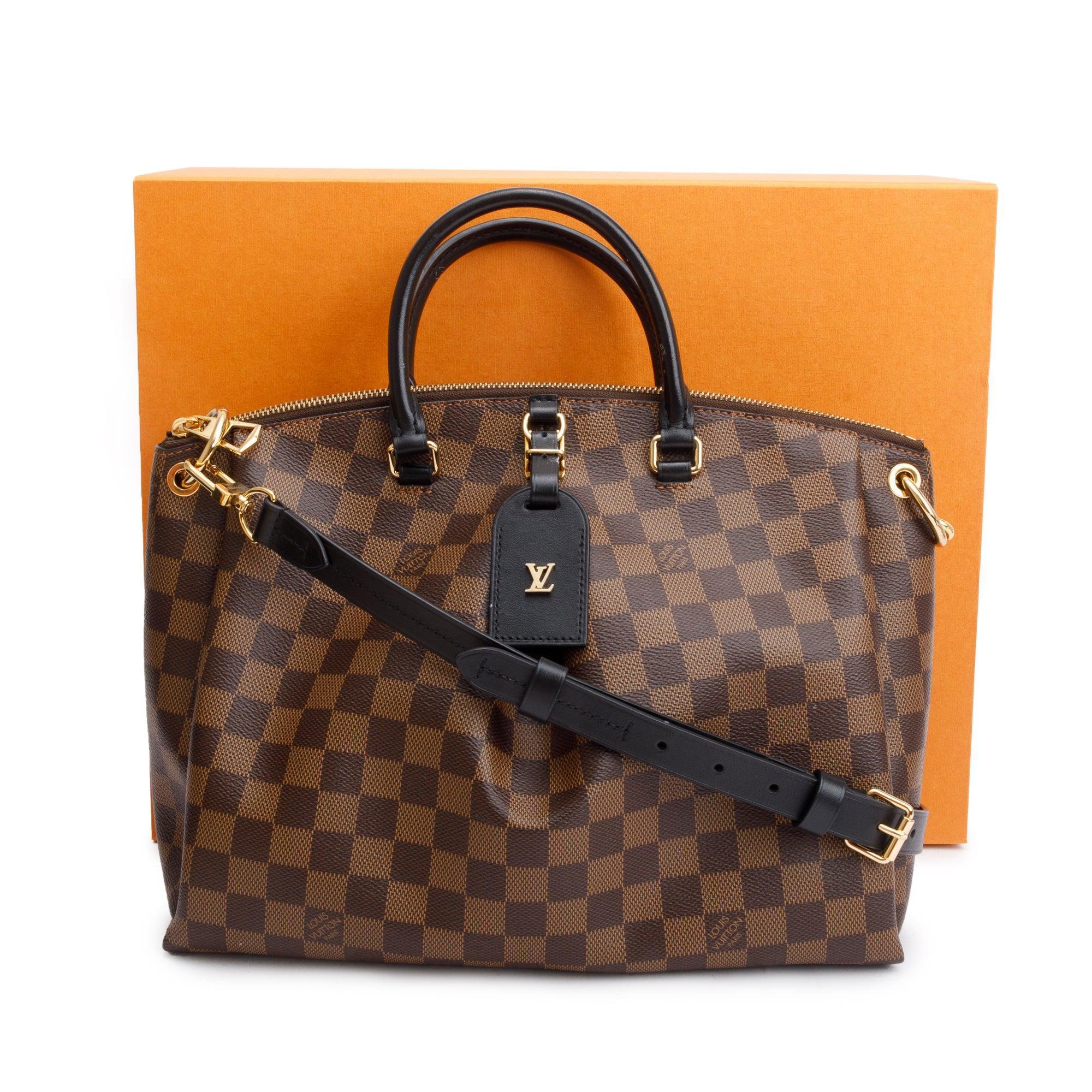 Louis Vuitton 2023 Damier Ebene Odeon Tote MM w/ Strap, Receipt & Box