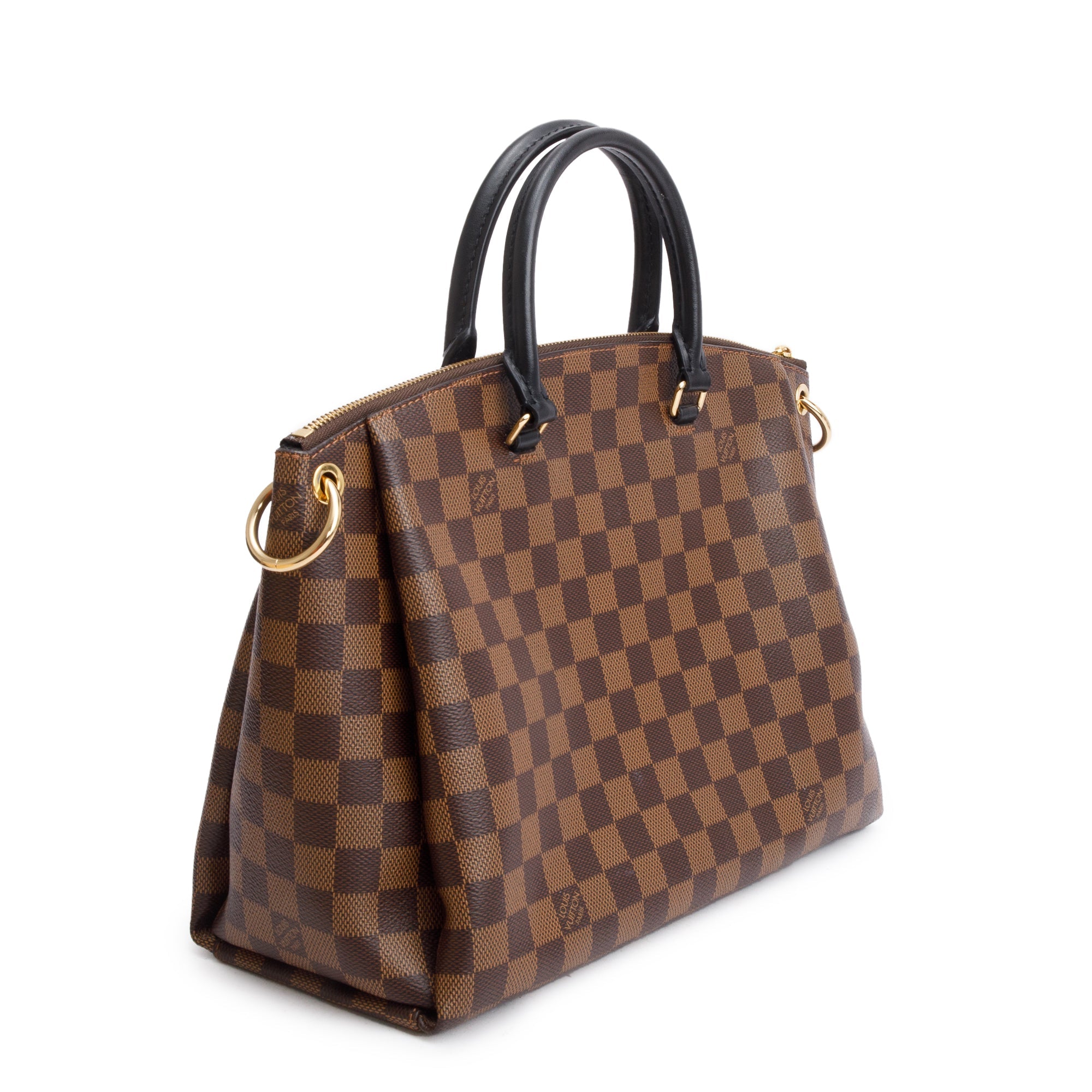 Louis Vuitton 2023 Damier Ebene Odeon Tote MM w/ Strap, Receipt & Box
