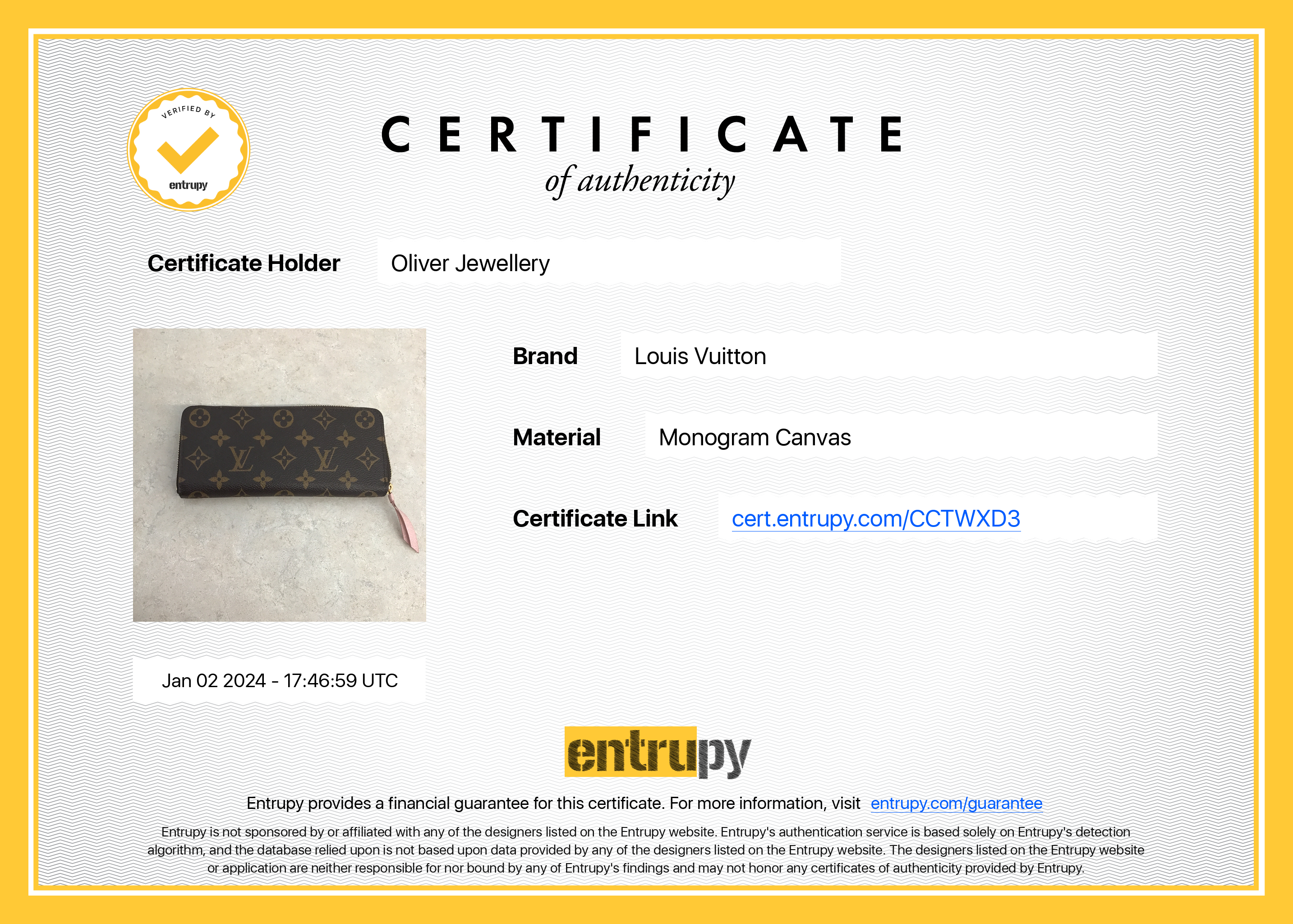 Louis Vuitton 2023 Monogram Clemence Wallet w/ Box