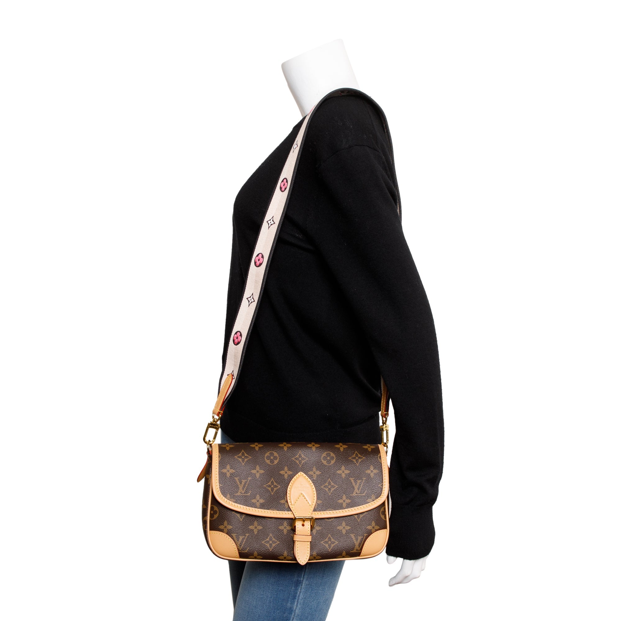 Louis Vuitton 2023 Monogram Diane PM w/ Straps, Box & Receipt