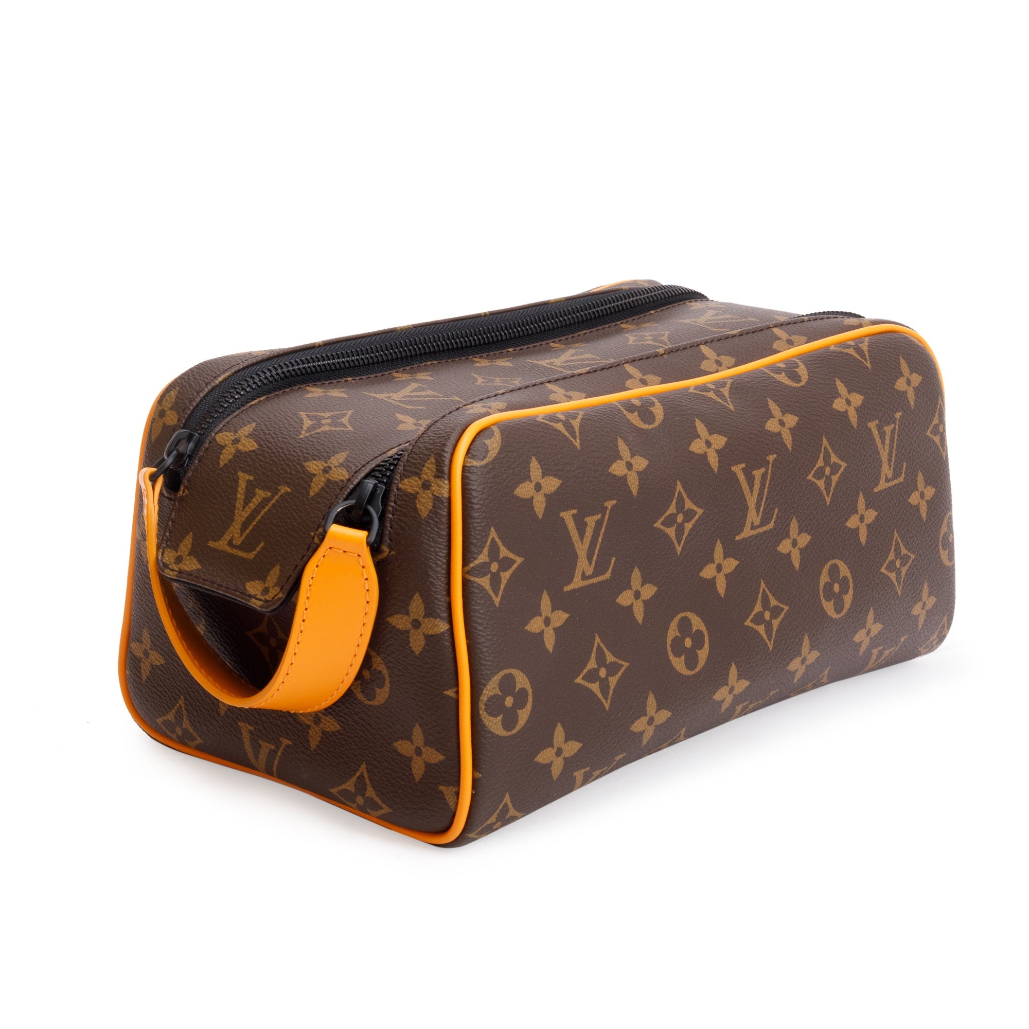 Louis Vuitton 2023 Monogram Macassar Dopp Kit Toilet Pouch w/ Box