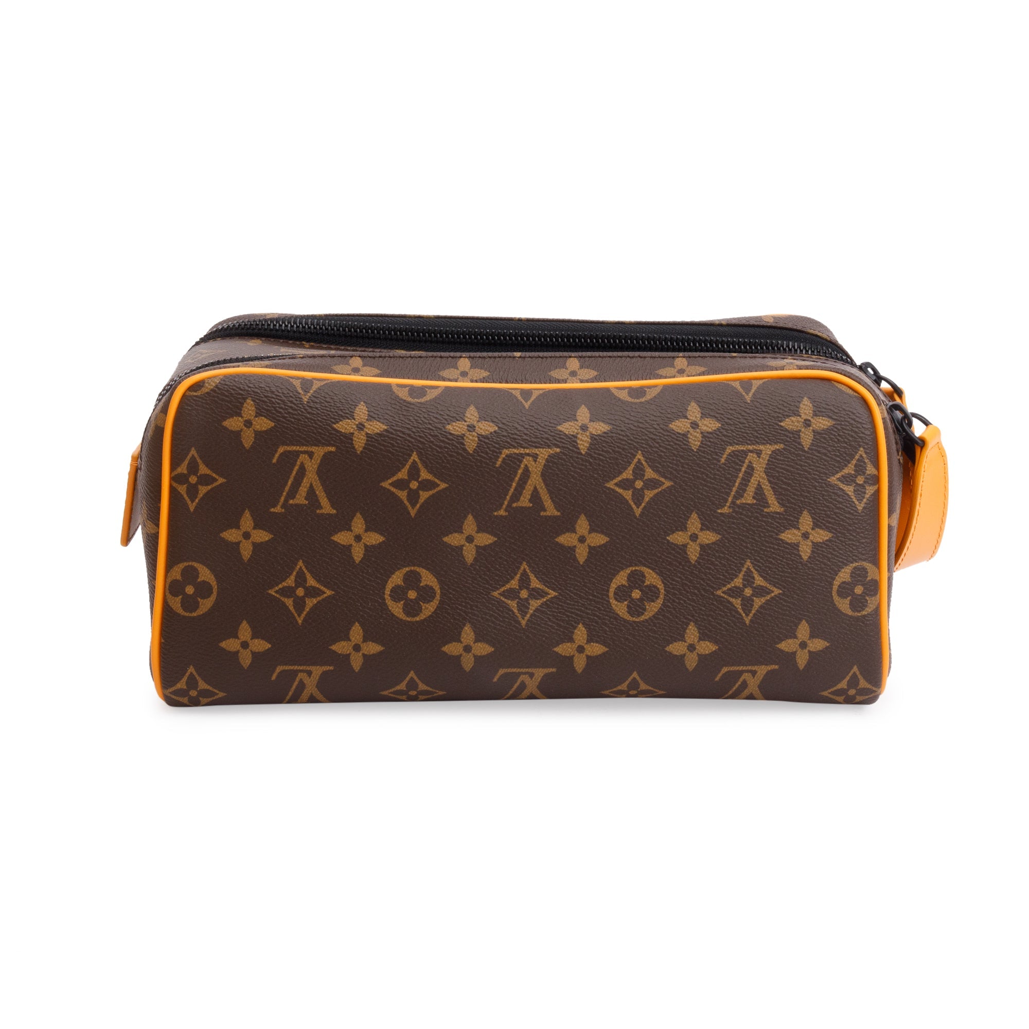 Louis Vuitton 2023 Monogram Macassar Dopp Kit Toilet Pouch w/ Box