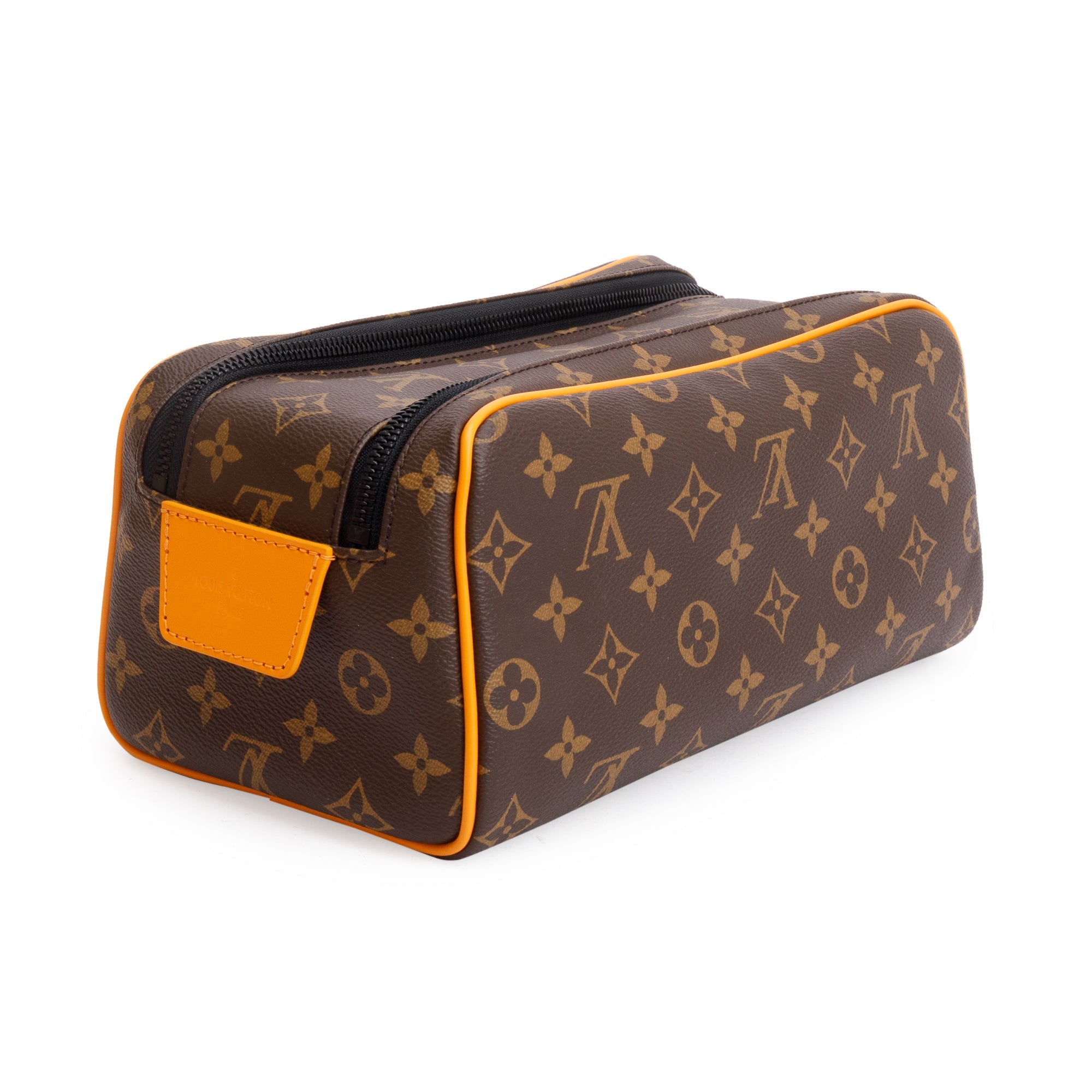 Louis Vuitton 2023 Monogram Macassar Dopp Kit Toilet Pouch w/ Box