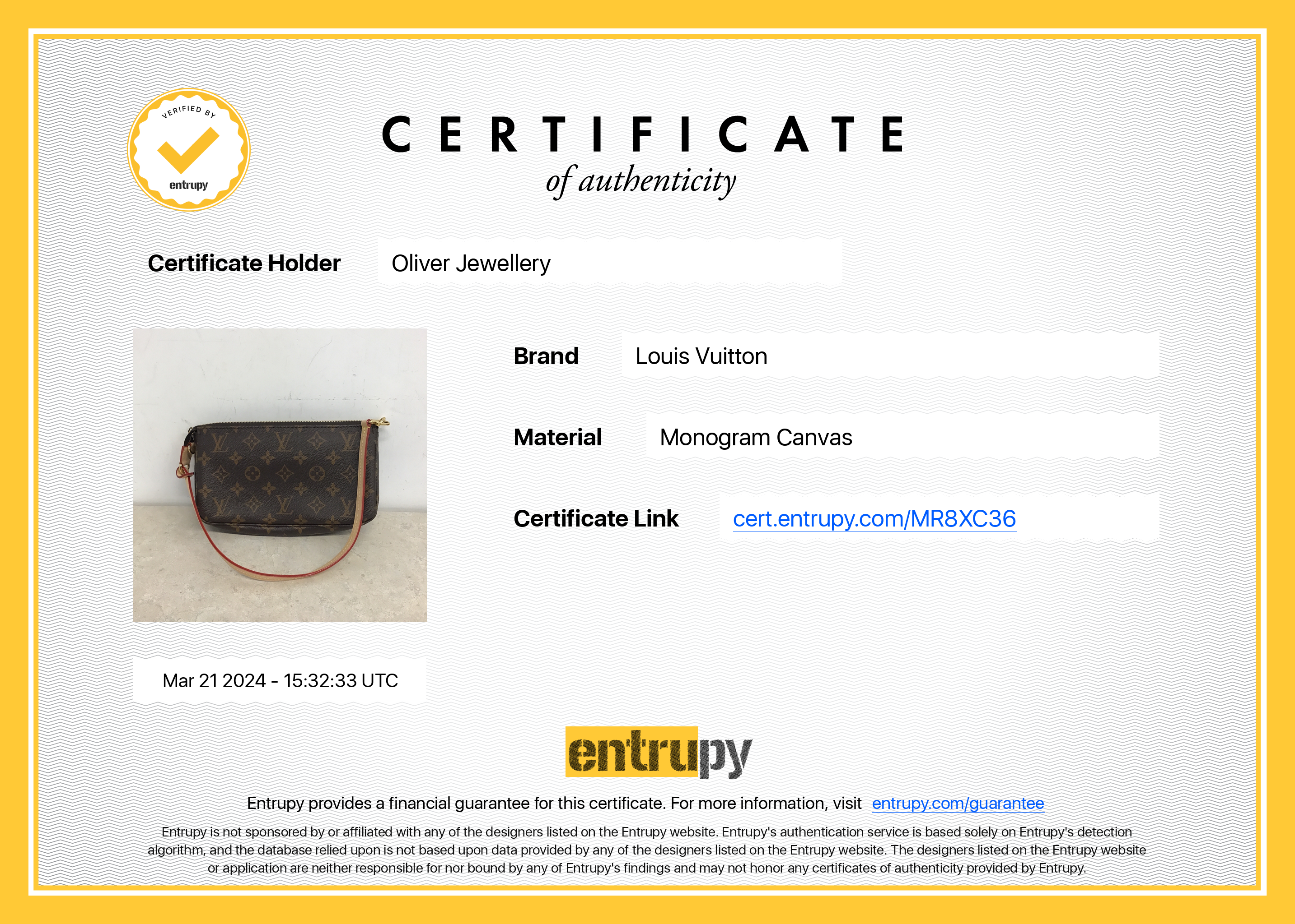 Louis Vuitton 2023 Monogram Pochette Accessories