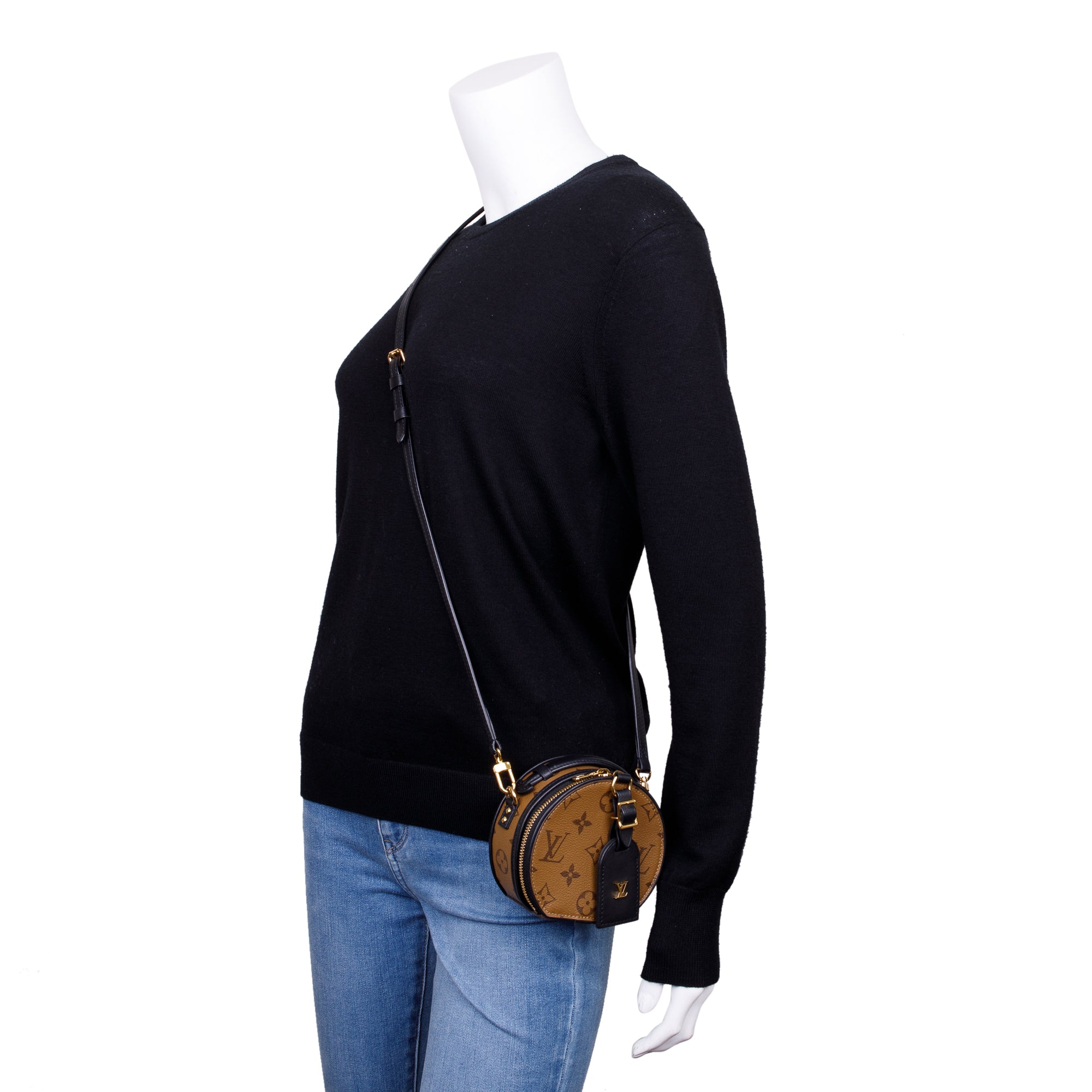 Louis Vuitton 2023 Monogram Reverse Mini Boite Chapeau w/ Strap