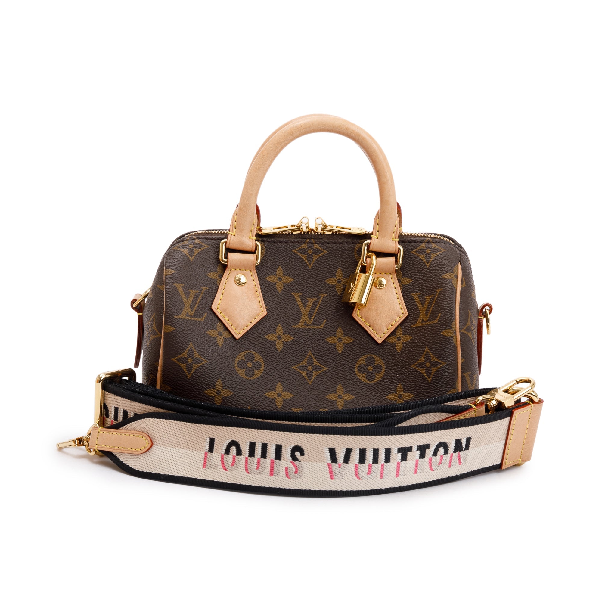 Louis Vuitton 2023 Monogram Speedy Bandouliere 20 w/ Strap, Box & Receipt