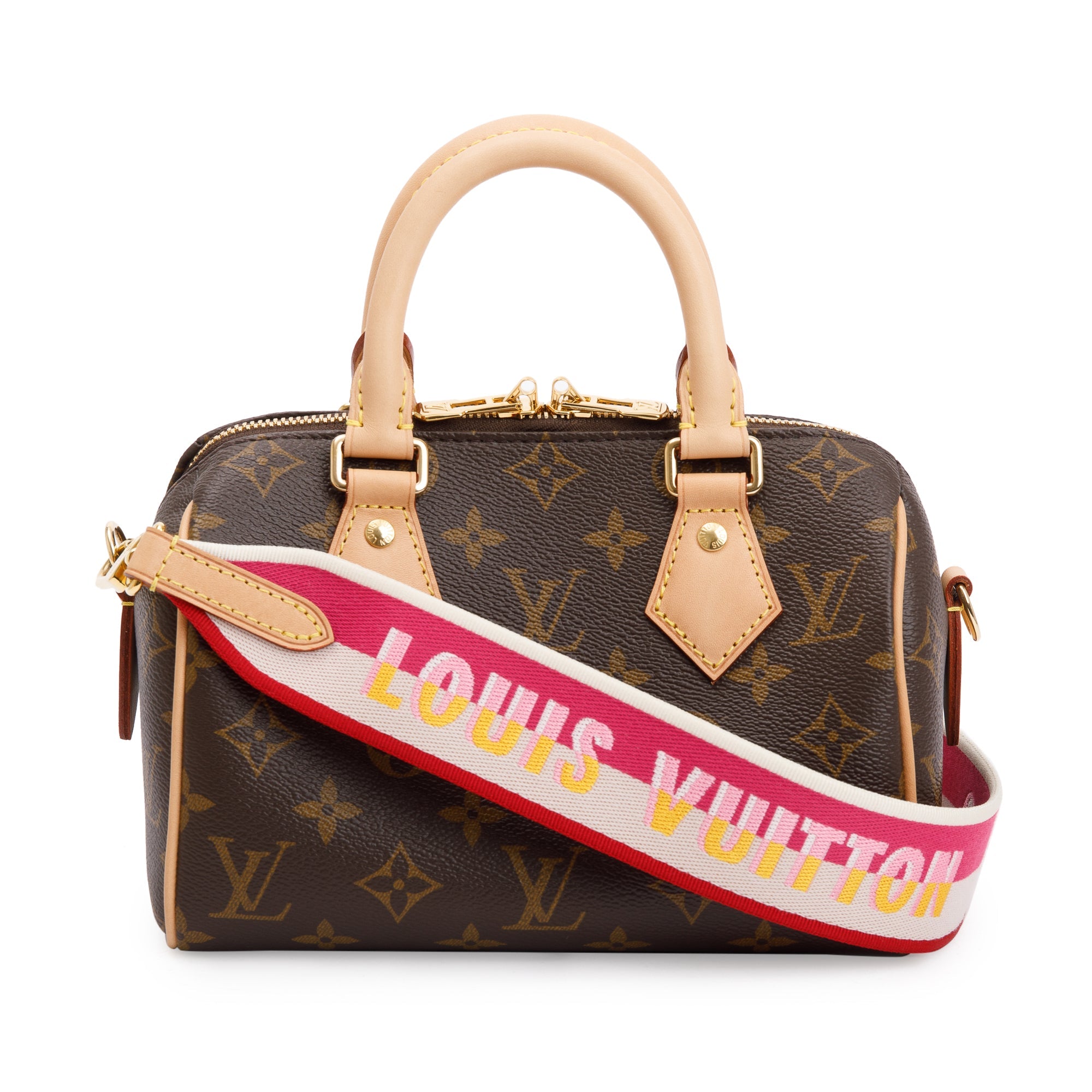 Louis Vuitton 2023 Monogram Speedy Bandouliere 20 w/ Strap & Box