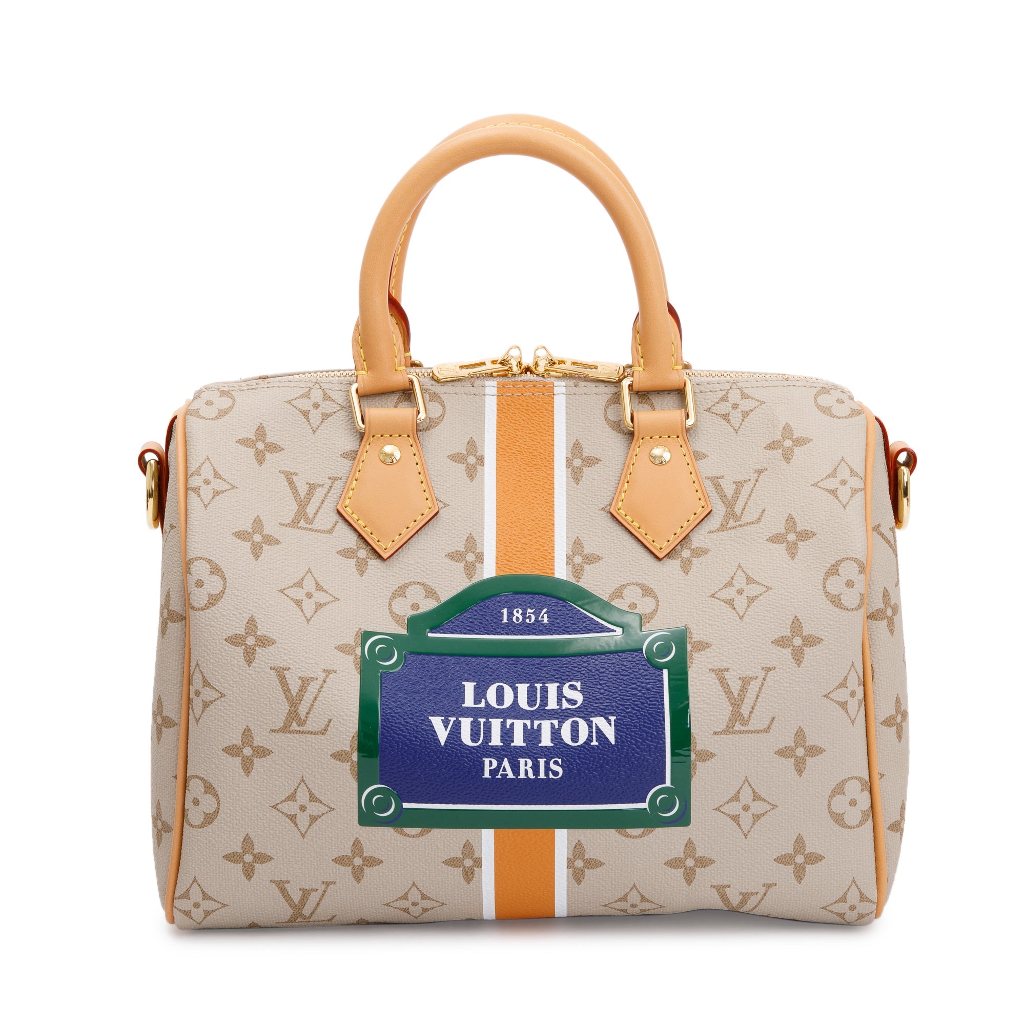 Louis Vuitton 2023 Monopaname Speedy Bandouliere 25 w/ Strap & Box