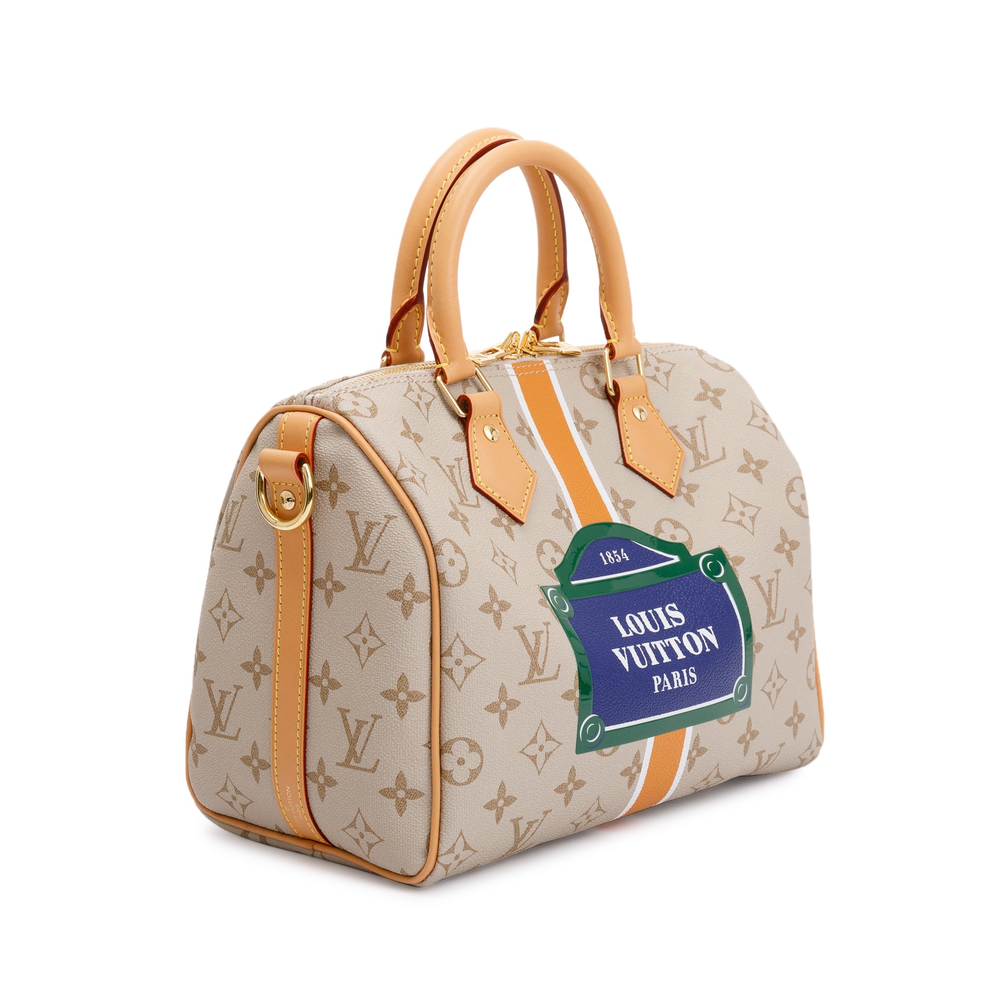 Louis Vuitton 2023 Monopaname Speedy Bandouliere 25 w/ Strap & Box