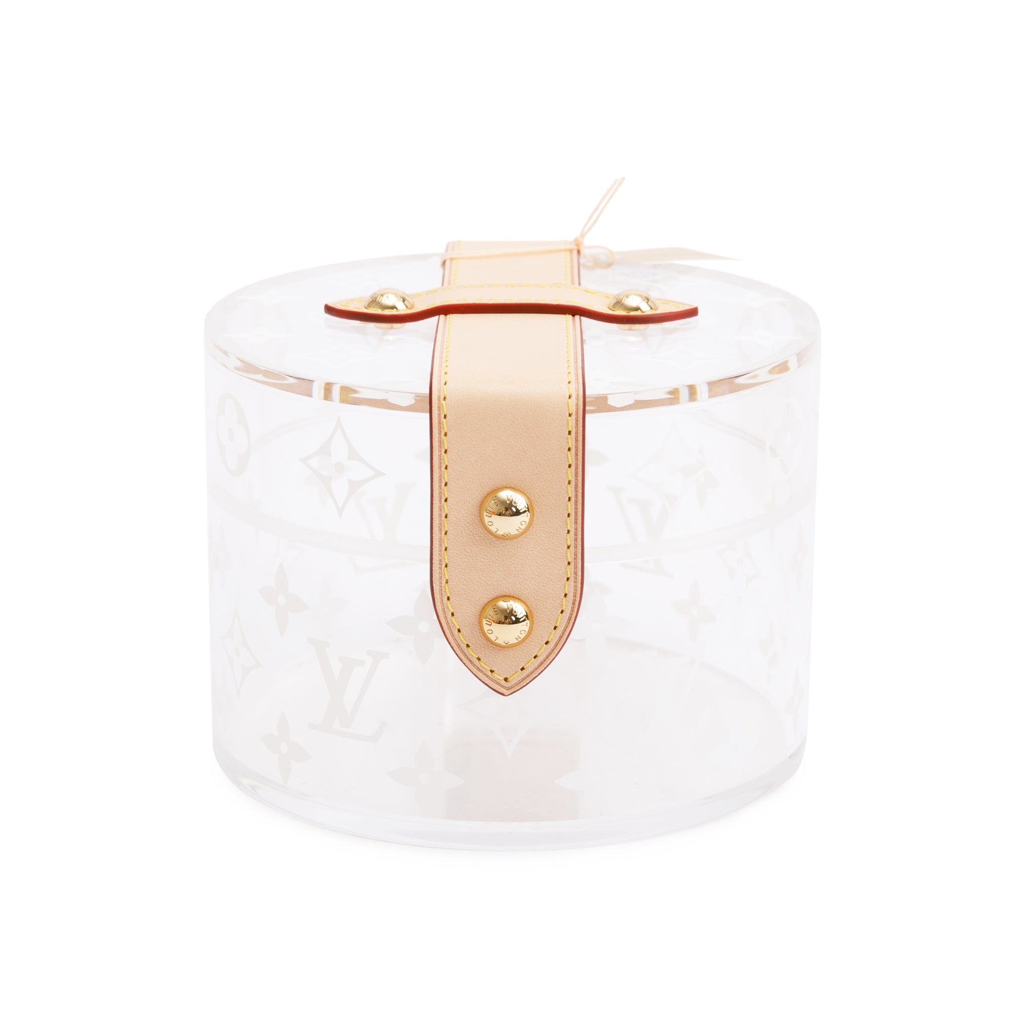 Louis Vuitton 2023 Transparent Plexiglass Scott Box w/ Box