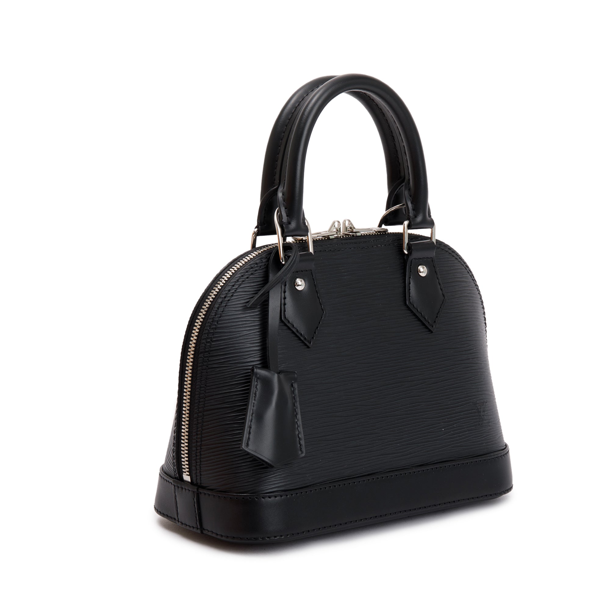 Louis Vuitton 2024 Black Epi Leather Alma BB w/ Strap, Box & Receipt