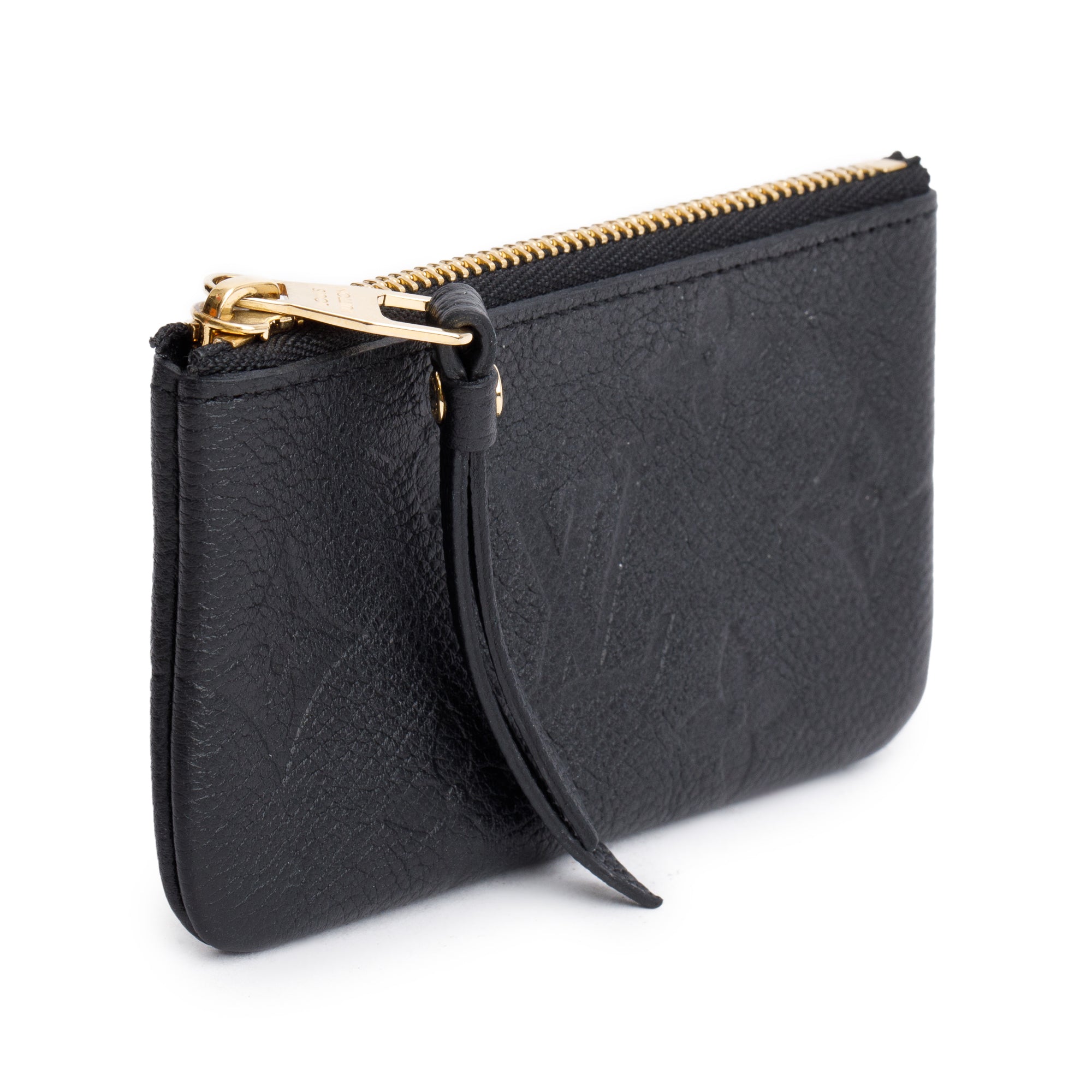 Louis Vuitton 2024 Black Monogram Empreinte Key Pouch