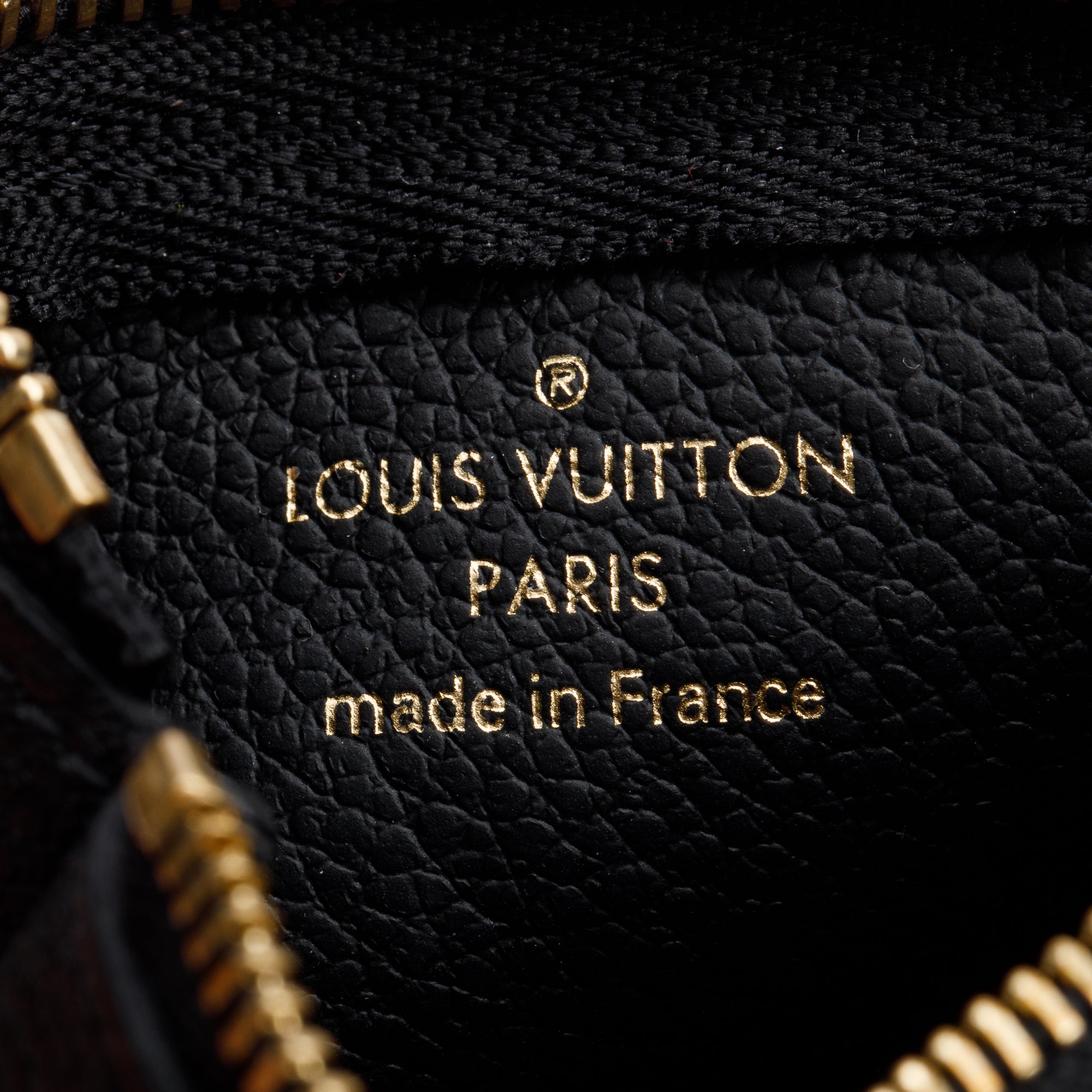Louis Vuitton 2024 Black Monogram Empreinte Key Pouch