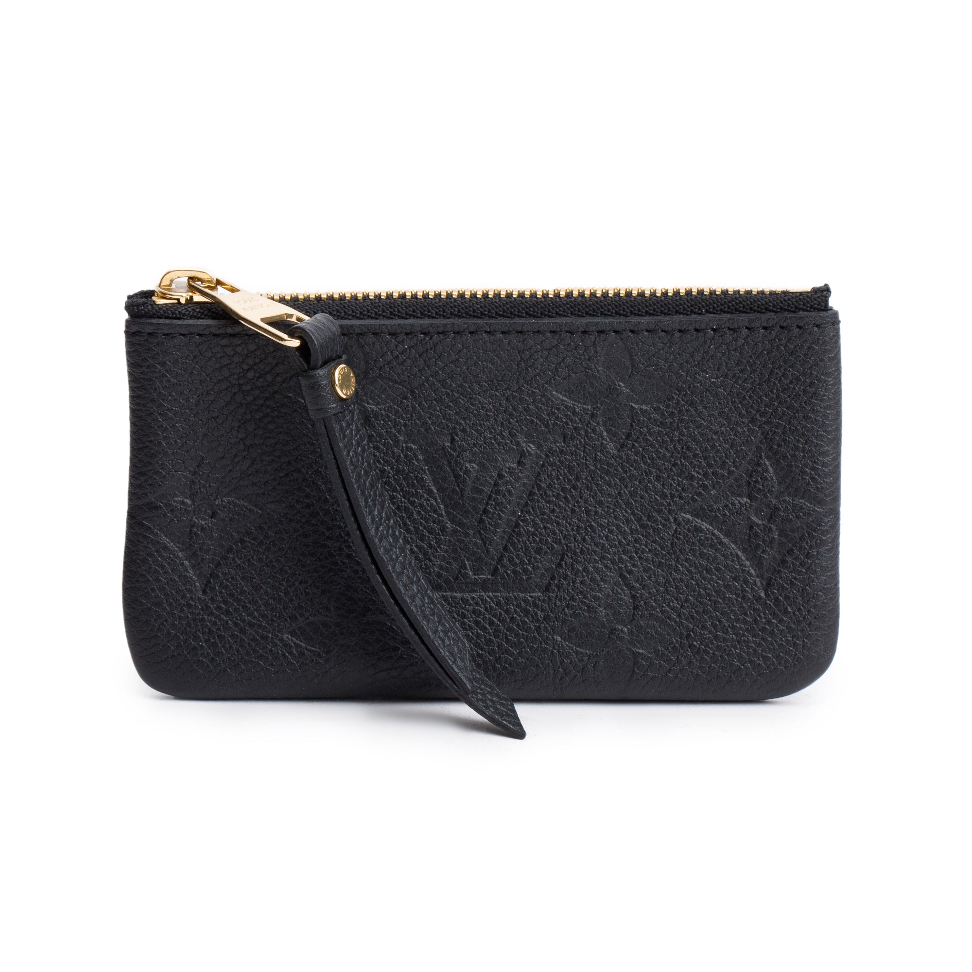 Louis Vuitton 2024 Black Monogram Empreinte Key Pouch