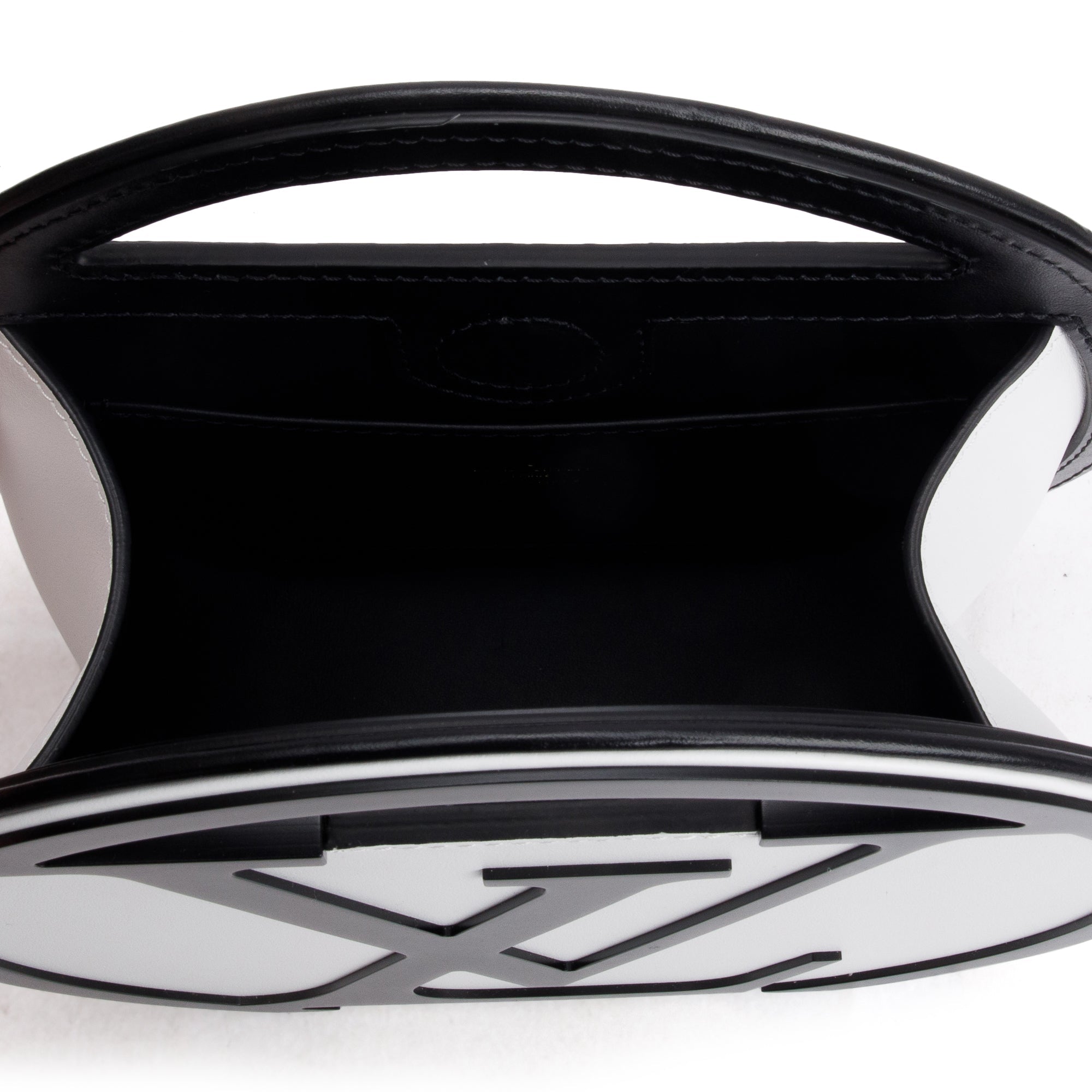 Louis Vuitton 2024 Black & White Cowhide Leather Around Me PM w/ Strap & Box