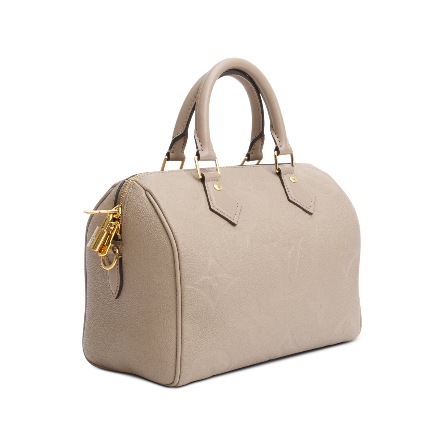 Louis Vuitton 2024 Dune Monogram Empreinte Leather Speedy Bandouliere 30 w/ Strap & Box