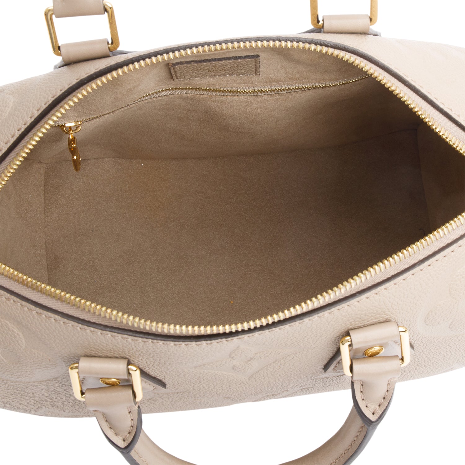 Louis Vuitton 2024 Dune Monogram Empreinte Leather Speedy Bandouliere 30 w/ Strap & Box