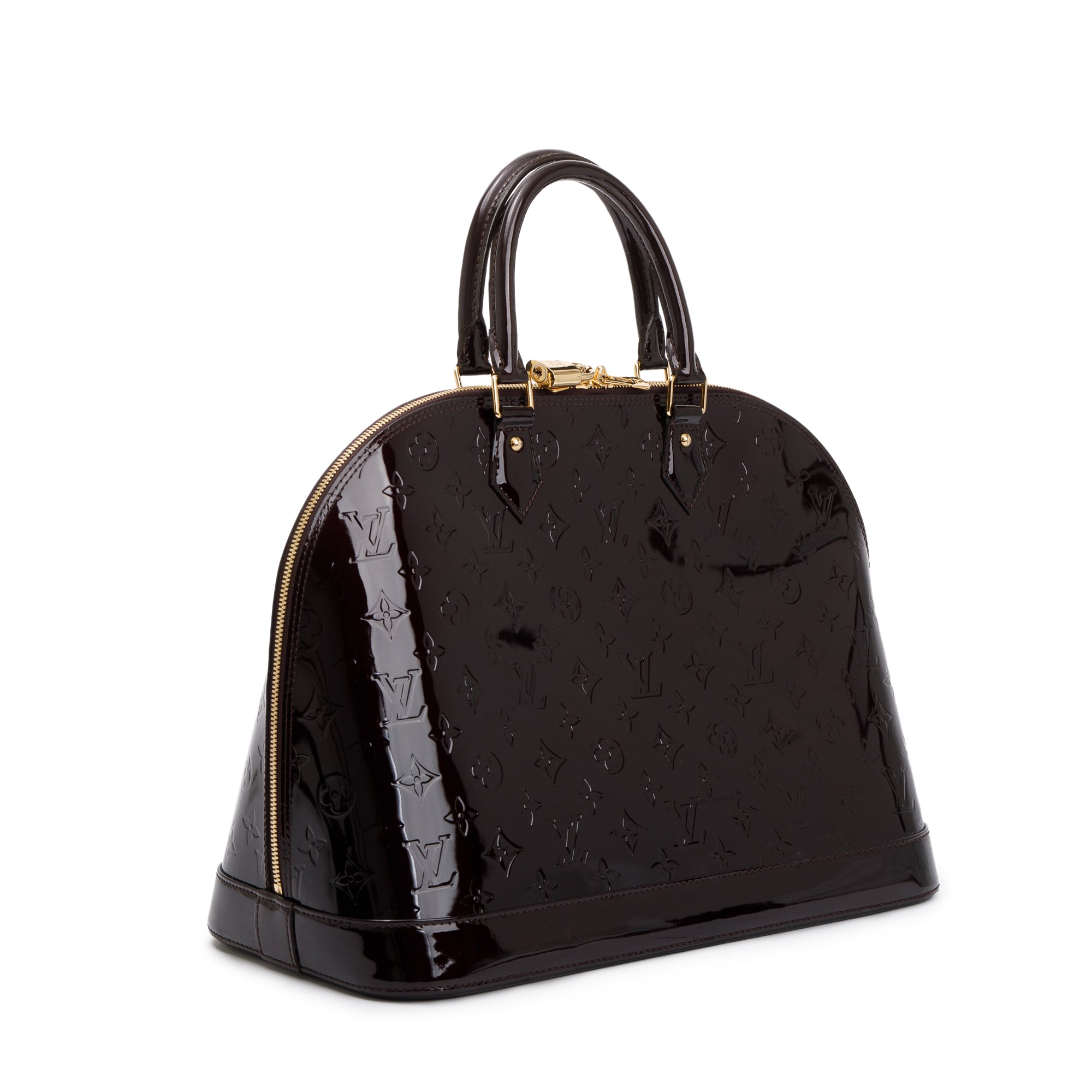 Louis Vuitton Amarante Monogram Vernis Alma GM