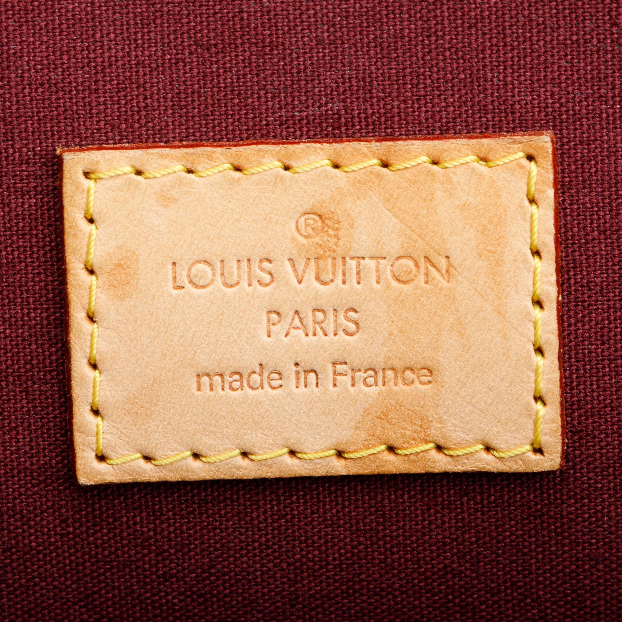 Louis Vuitton Amarante Monogram Vernis Alma GM