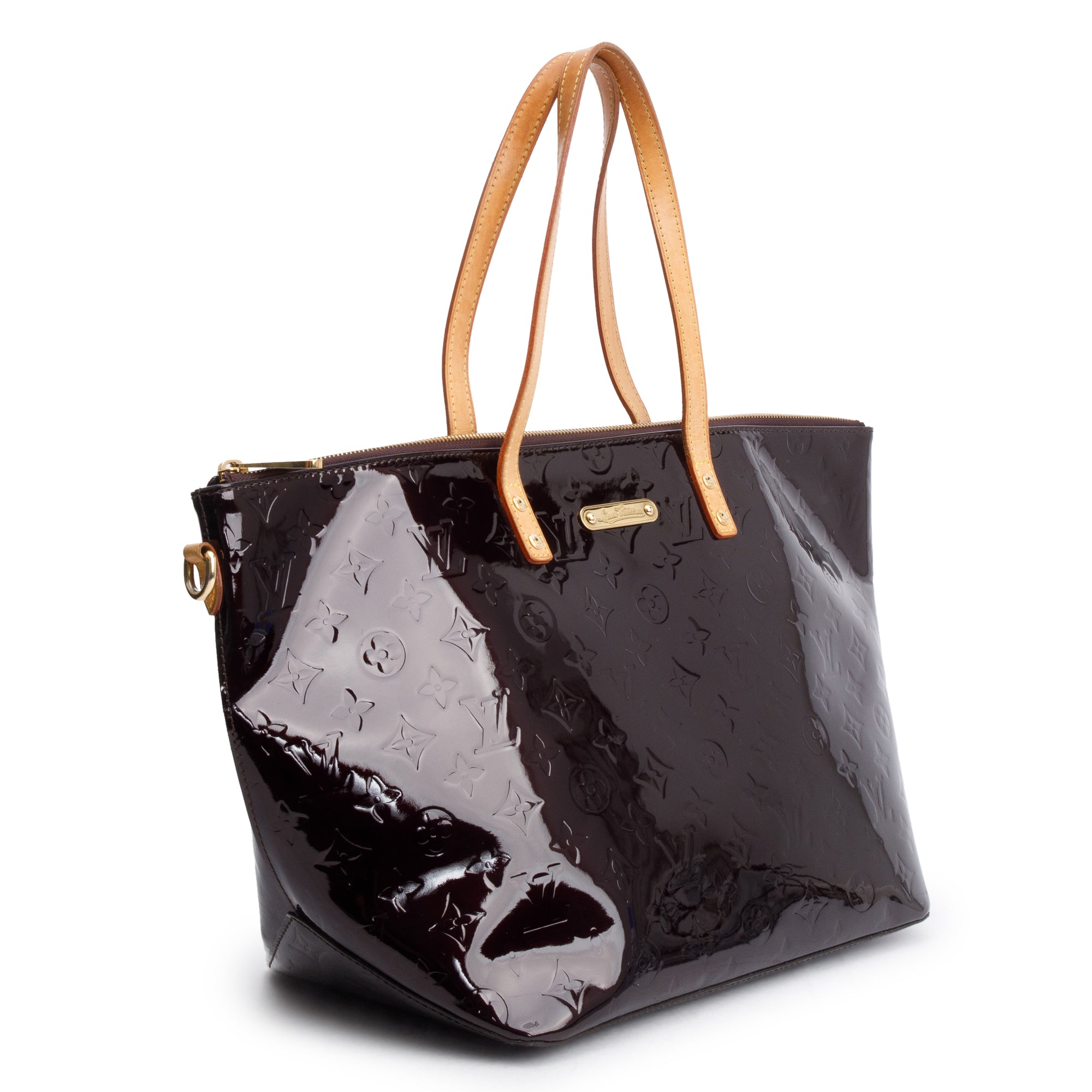 Louis Vuitton Amarante Monogram Vernis Bellevue GM