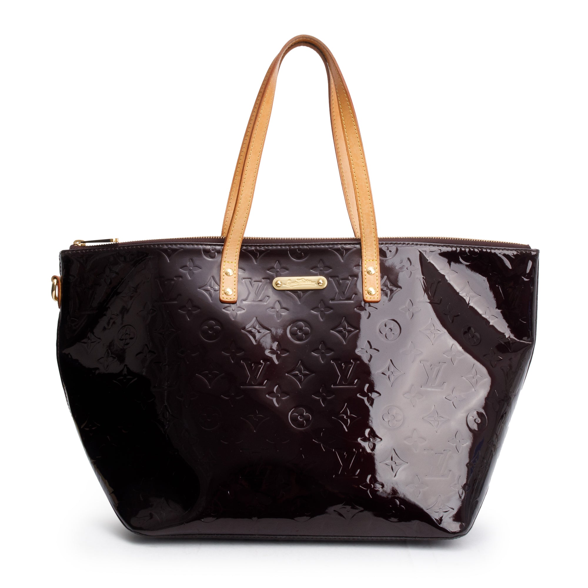 Louis Vuitton Amarante Monogram Vernis Bellevue GM