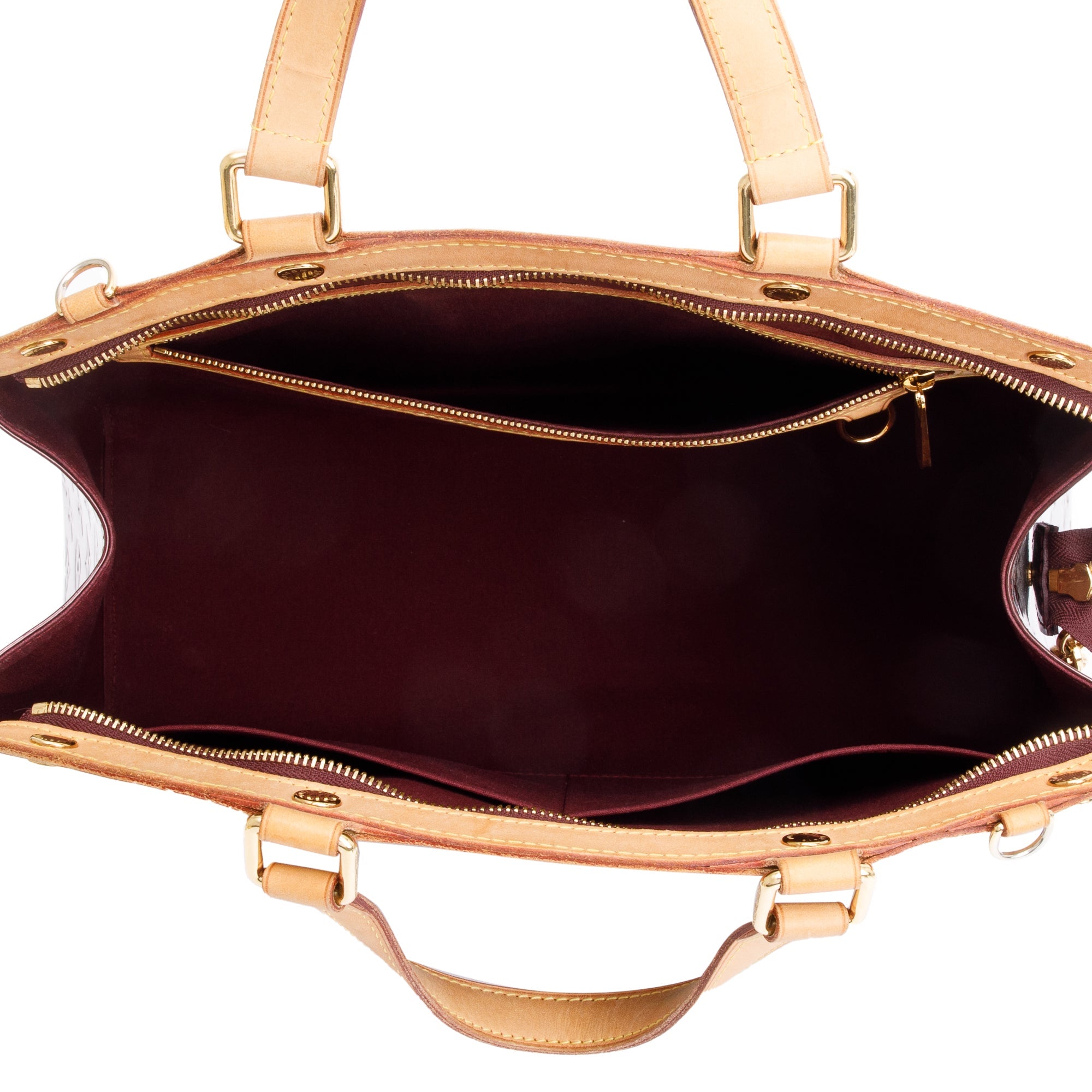 Louis Vuitton Amarante Monogram Vernis Brea GM w/ Strap