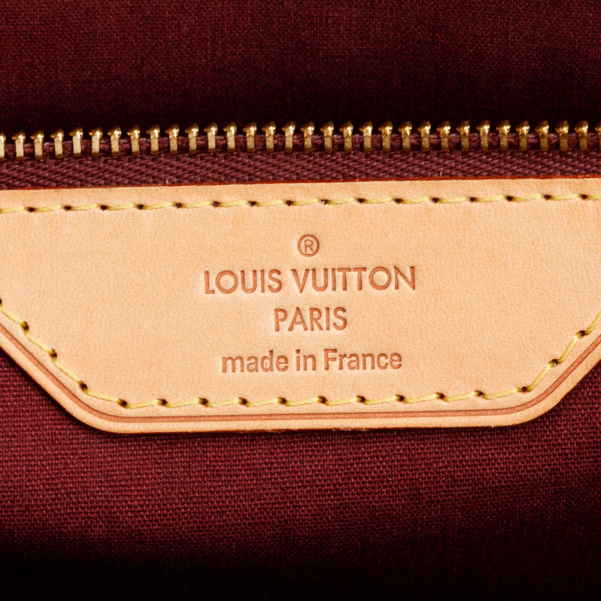 Louis Vuitton Amarante Monogram Vernis Brea GM w/ Strap