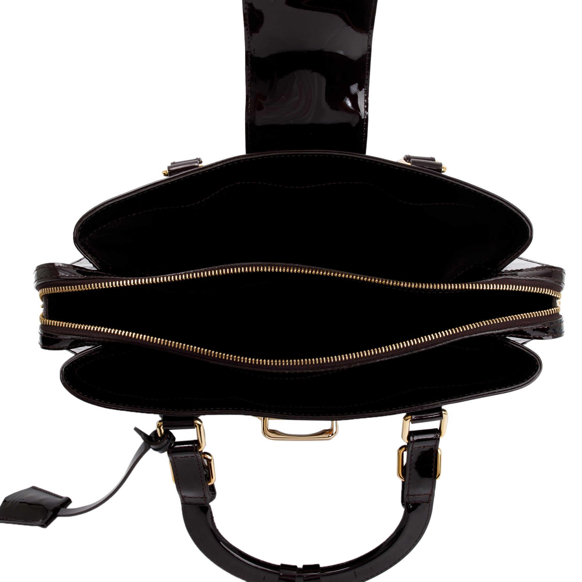 Louis Vuitton Amarante Monogram Vernis Melrose Avenue Handle Bag