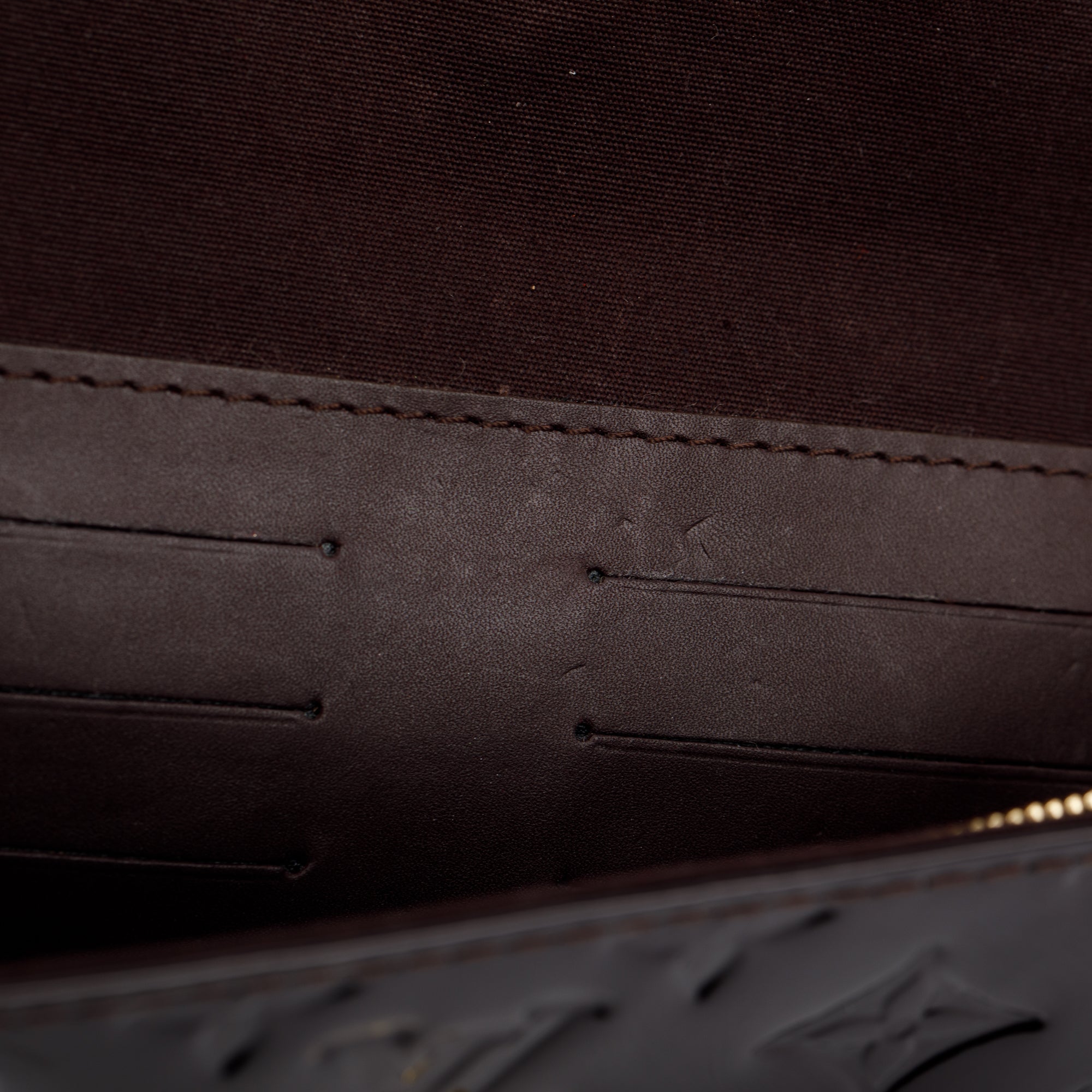 Louis Vuitton Amarante Monogram Vernis Patent Leather Sunset Boulevard Clutch