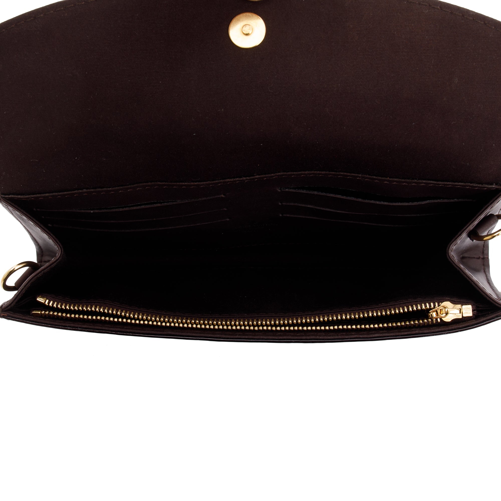 Louis Vuitton Amarante Monogram Vernis Patent Leather Sunset Boulevard Clutch