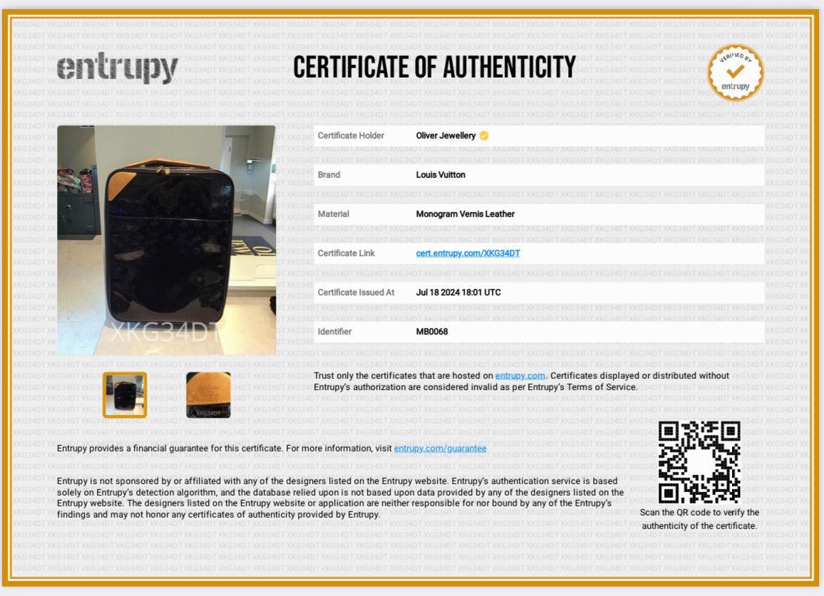 Louis Vuitton Amarante Monogram Vernis Pegase 50