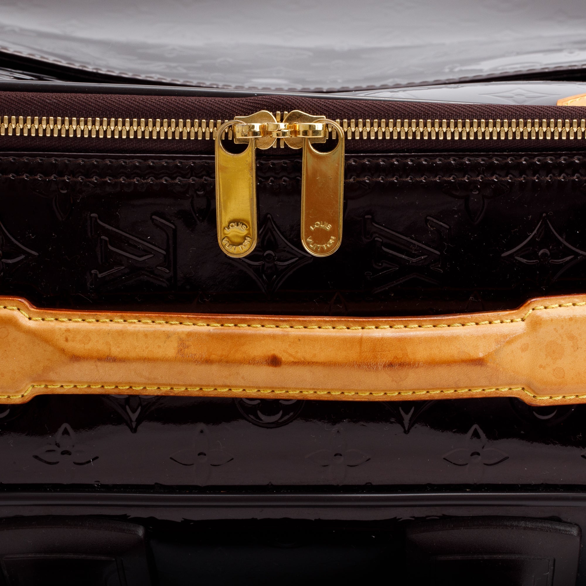 Louis Vuitton Amarante Monogram Vernis Pegase 50