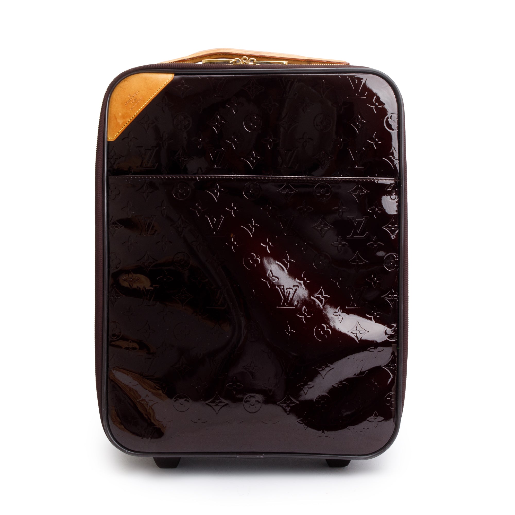 Louis Vuitton Amarante Monogram Vernis Pegase 50