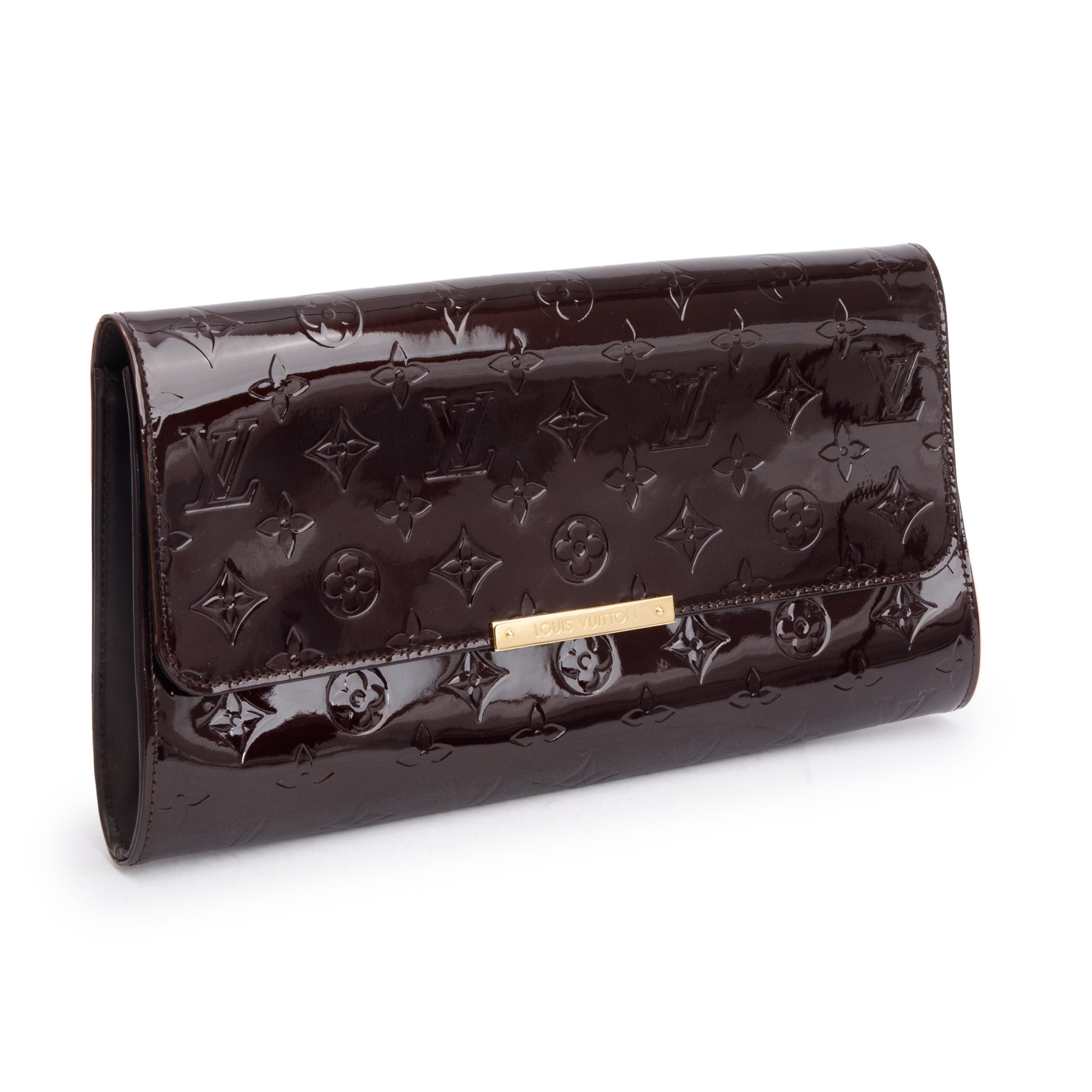 Louis Vuitton Amarante Monogram Vernis Robertson Clutch