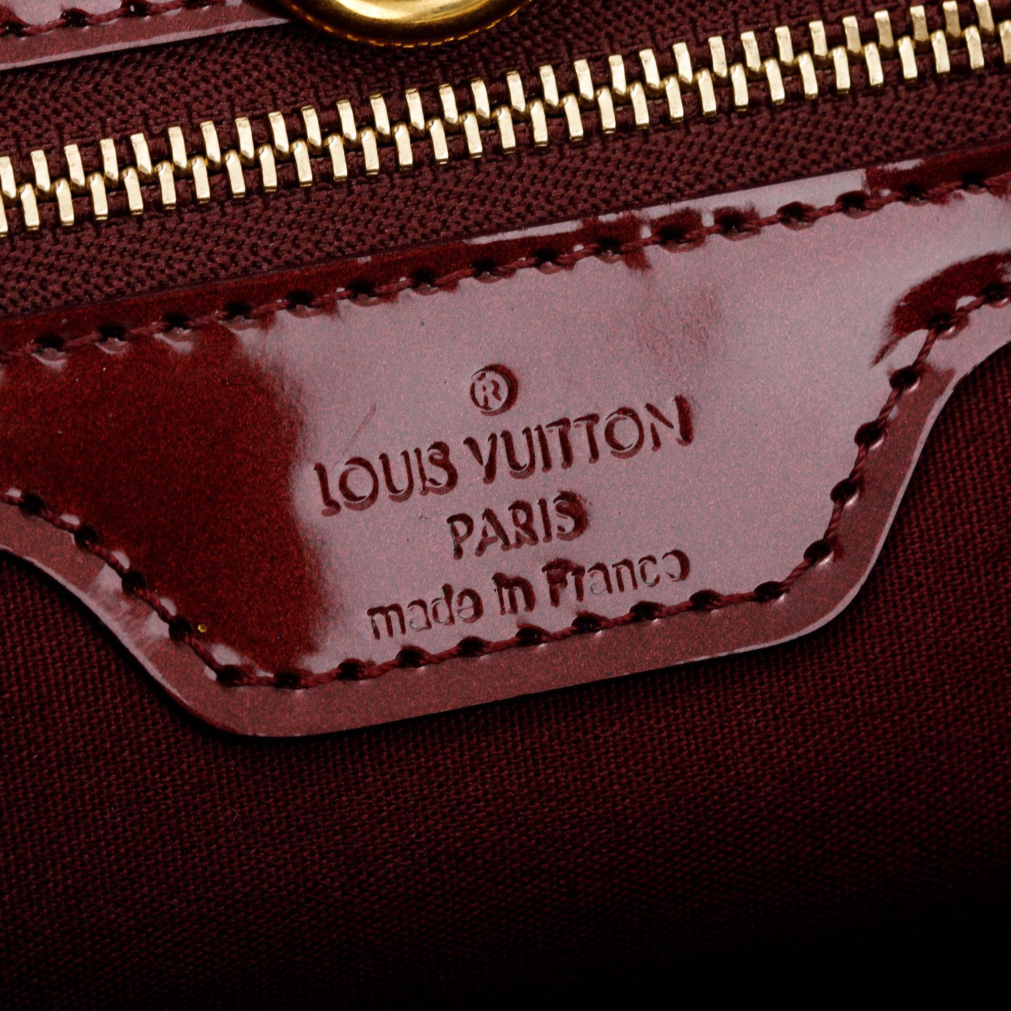Louis Vuitton Amarante Monogram Vernis Wilshire PM