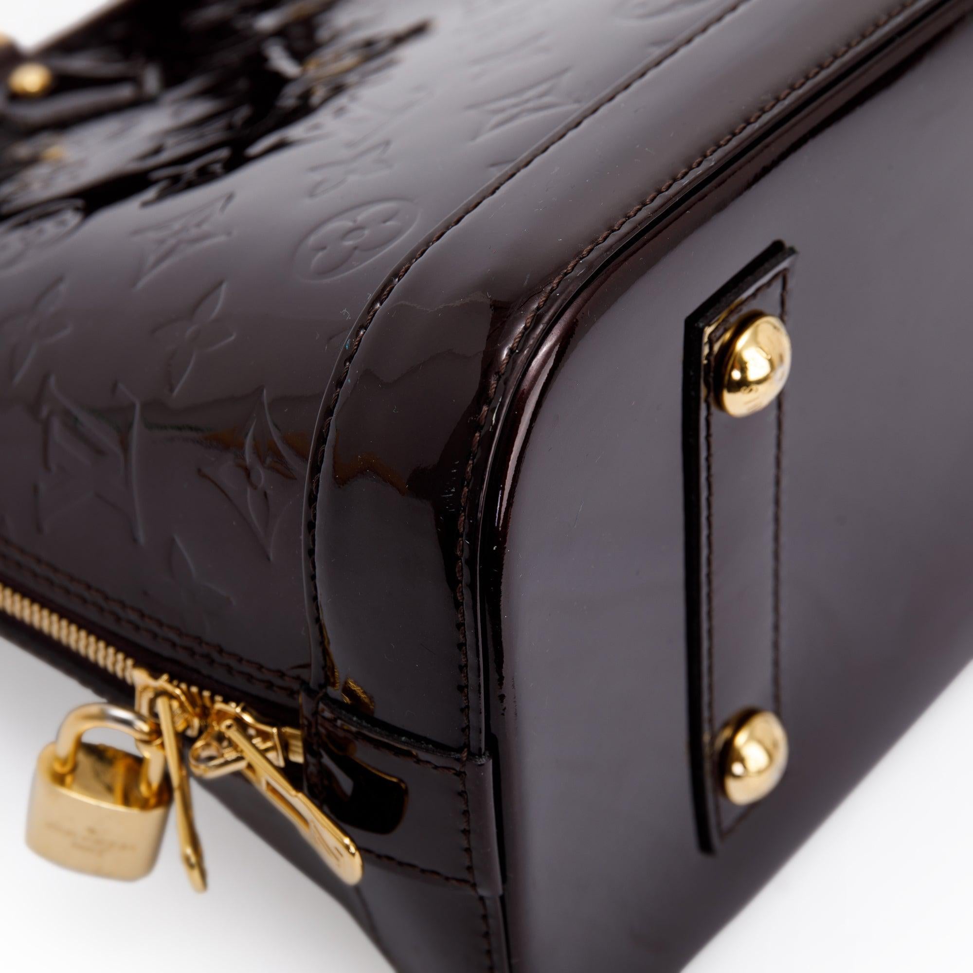 Louis Vuitton Amarante Vernis Alma PM