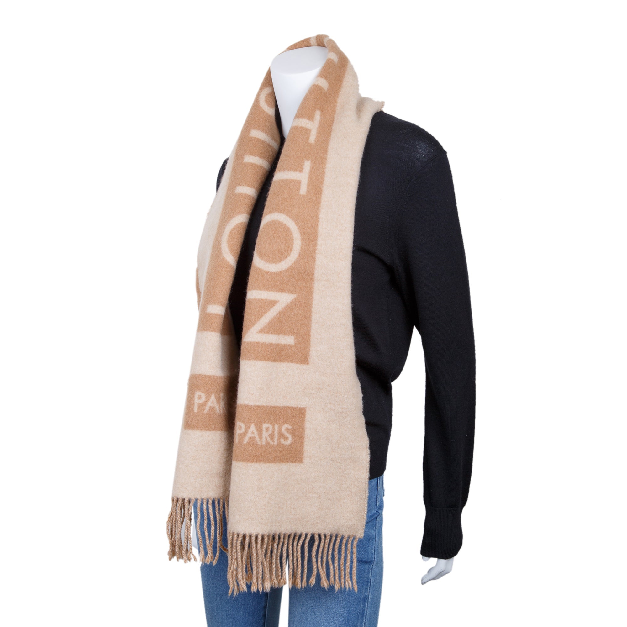 Louis Vuitton Baroda Cashmere Scarf w/ Box