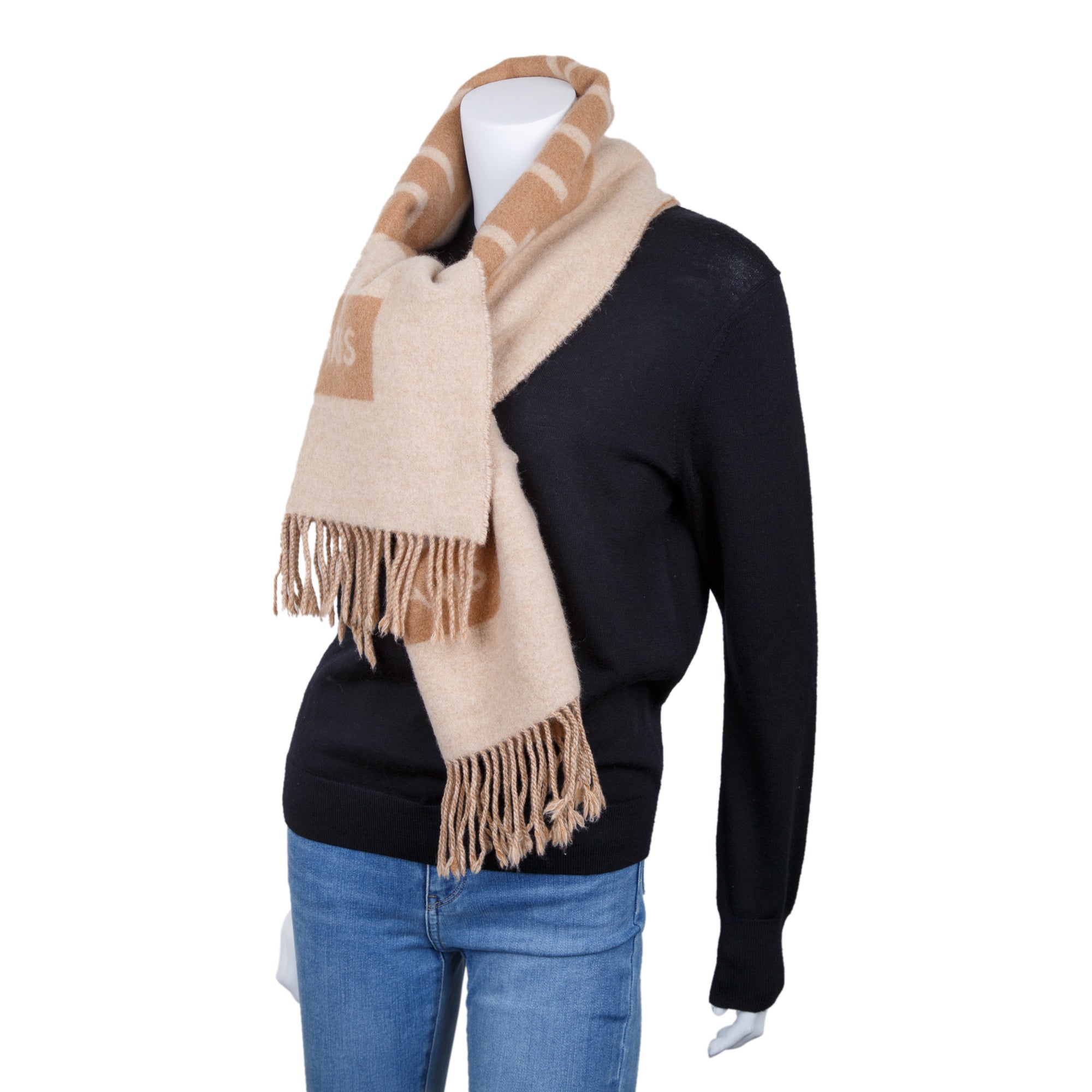 Louis Vuitton Baroda Cashmere Scarf w/ Box