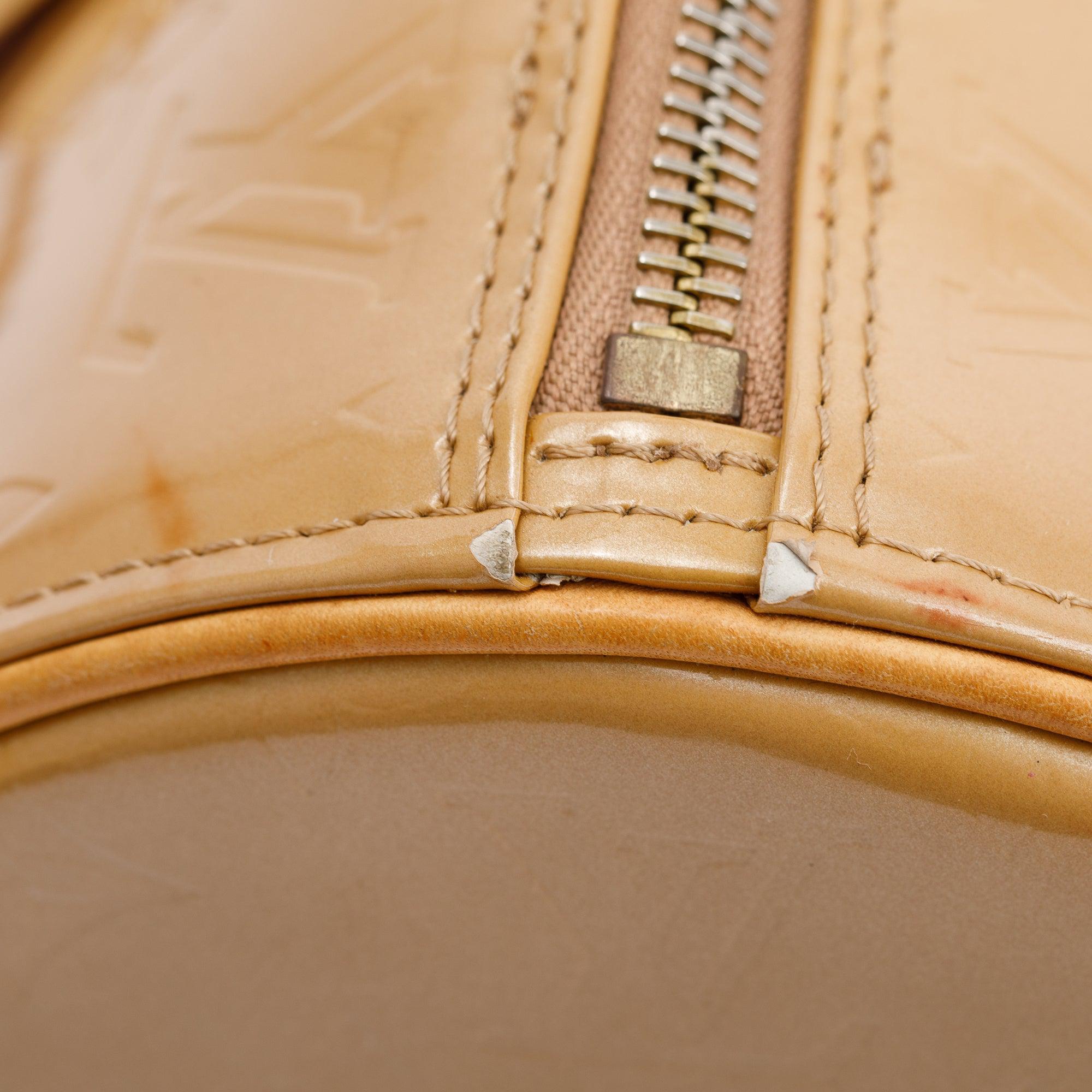 Louis Vuitton Beige Monogram Vernis Bedford Bag