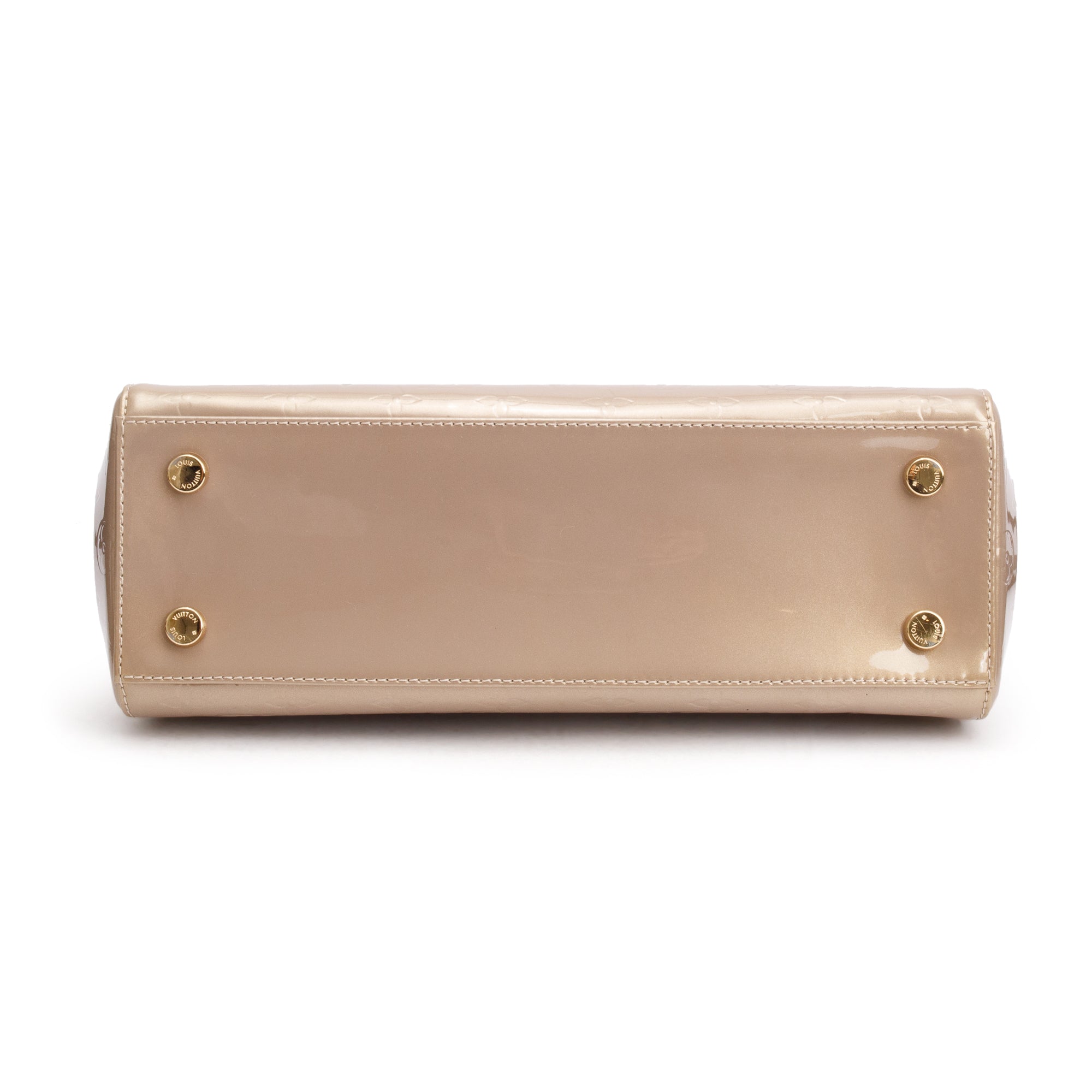 Louis Vuitton Beige Monogram Vernis Brea MM w/ Strap