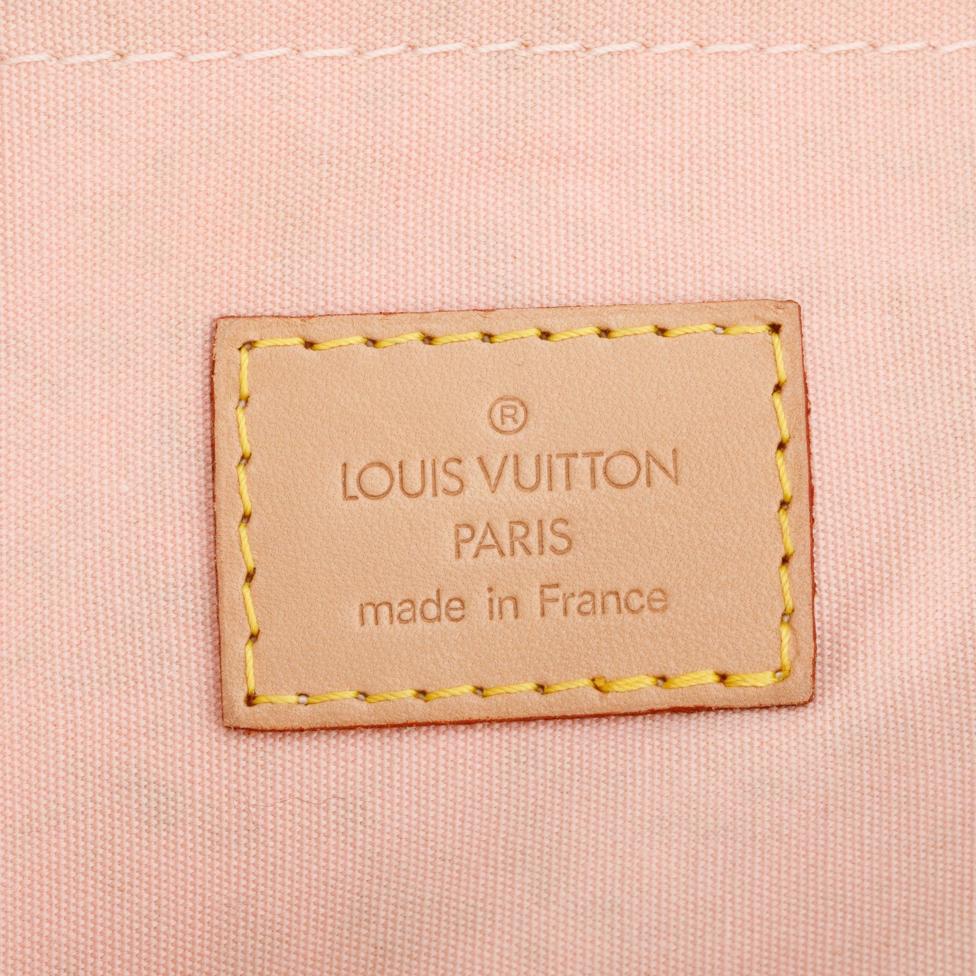 Louis Vuitton Beige Vernis Leather Biscayne Bay Bag