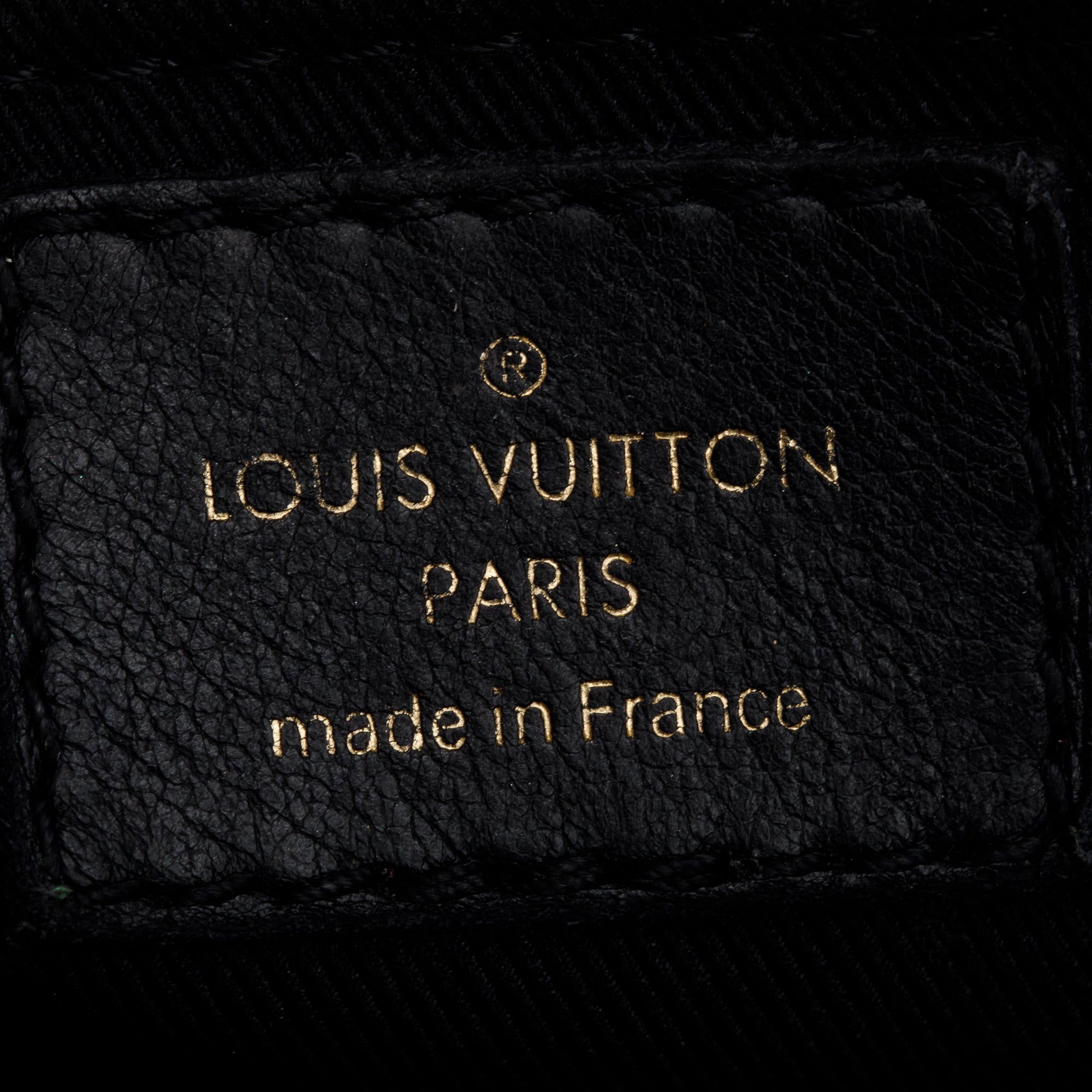 Louis Vuitton Black Bubblegram Embossed Leather Alma BB w/ Strap & Box