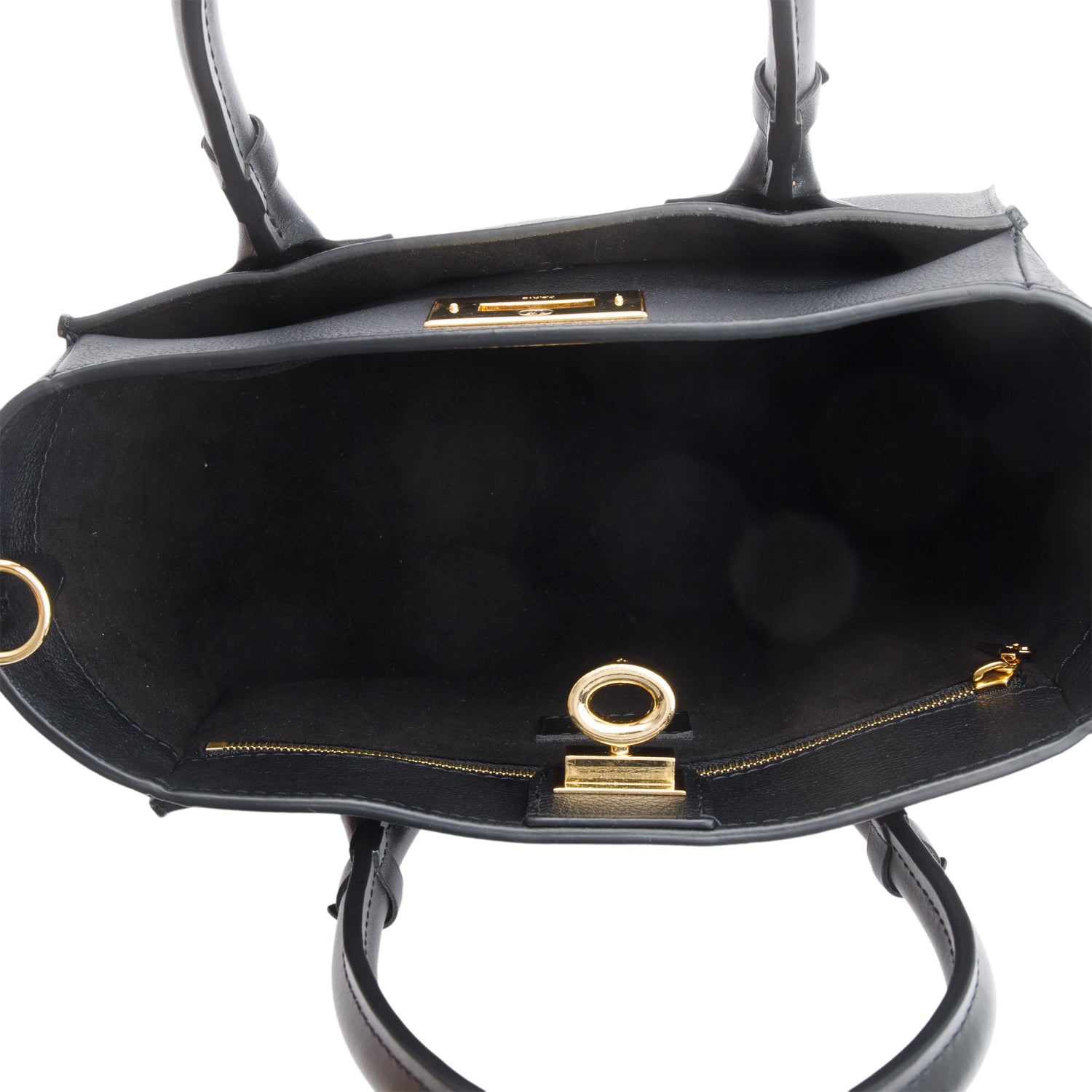 Louis Vuitton Black Calf Leather On My Side PM Tote w/ Strap & Box