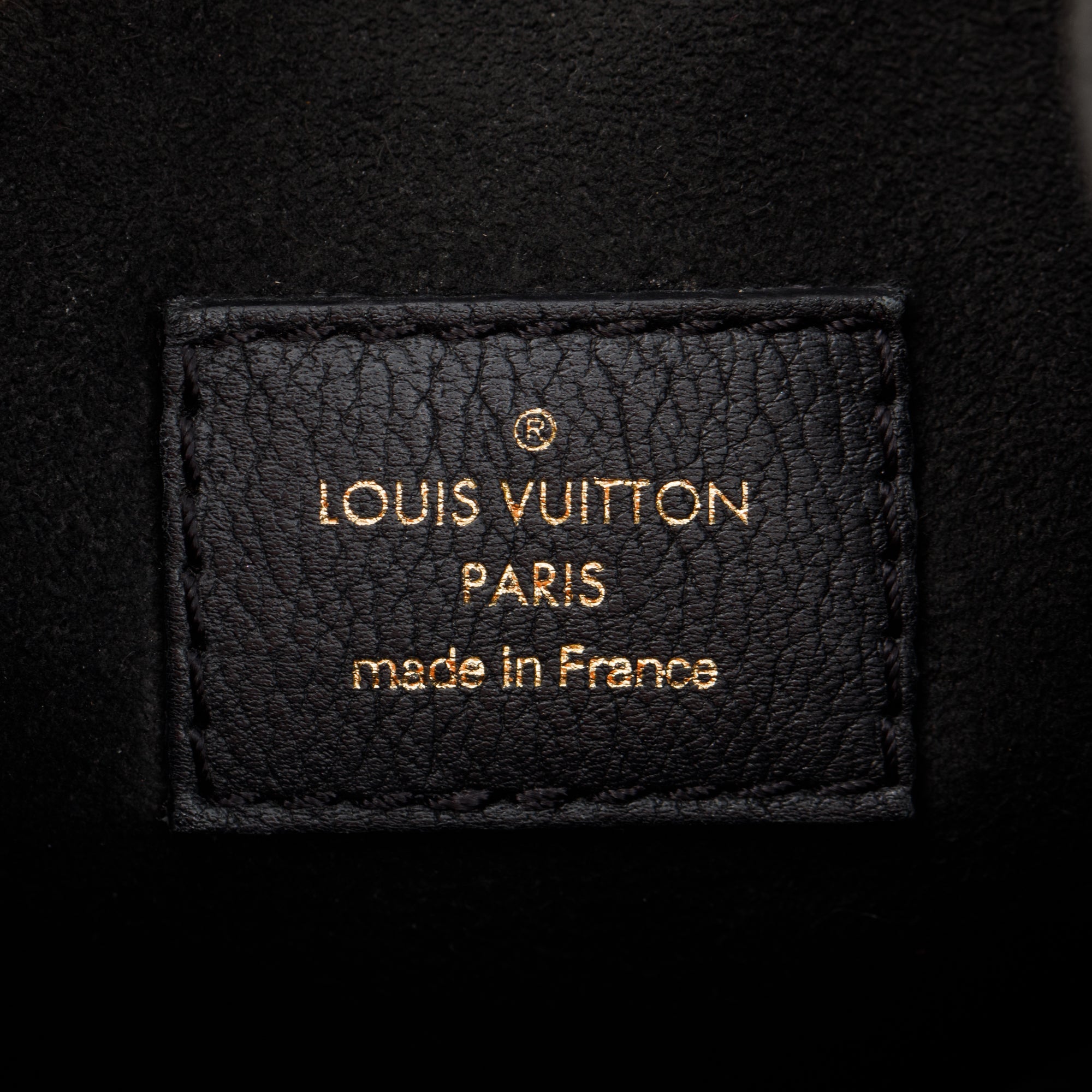 Louis Vuitton Black Calfskin Lockme Bucket Bag w/ Strap