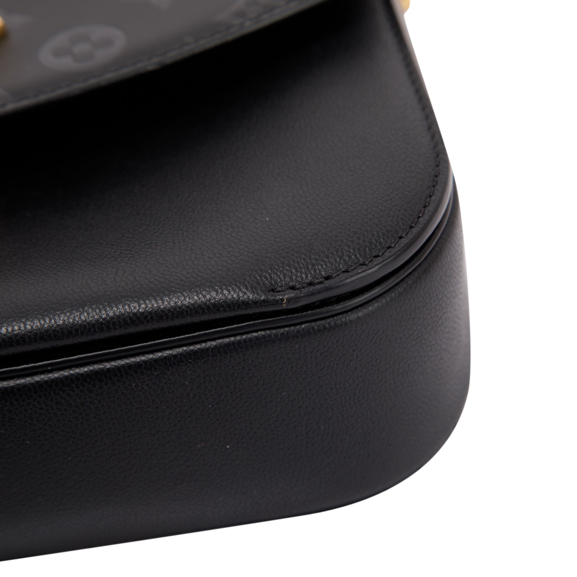 Louis Vuitton Black Calfskin Monogram Very Messenger Bag